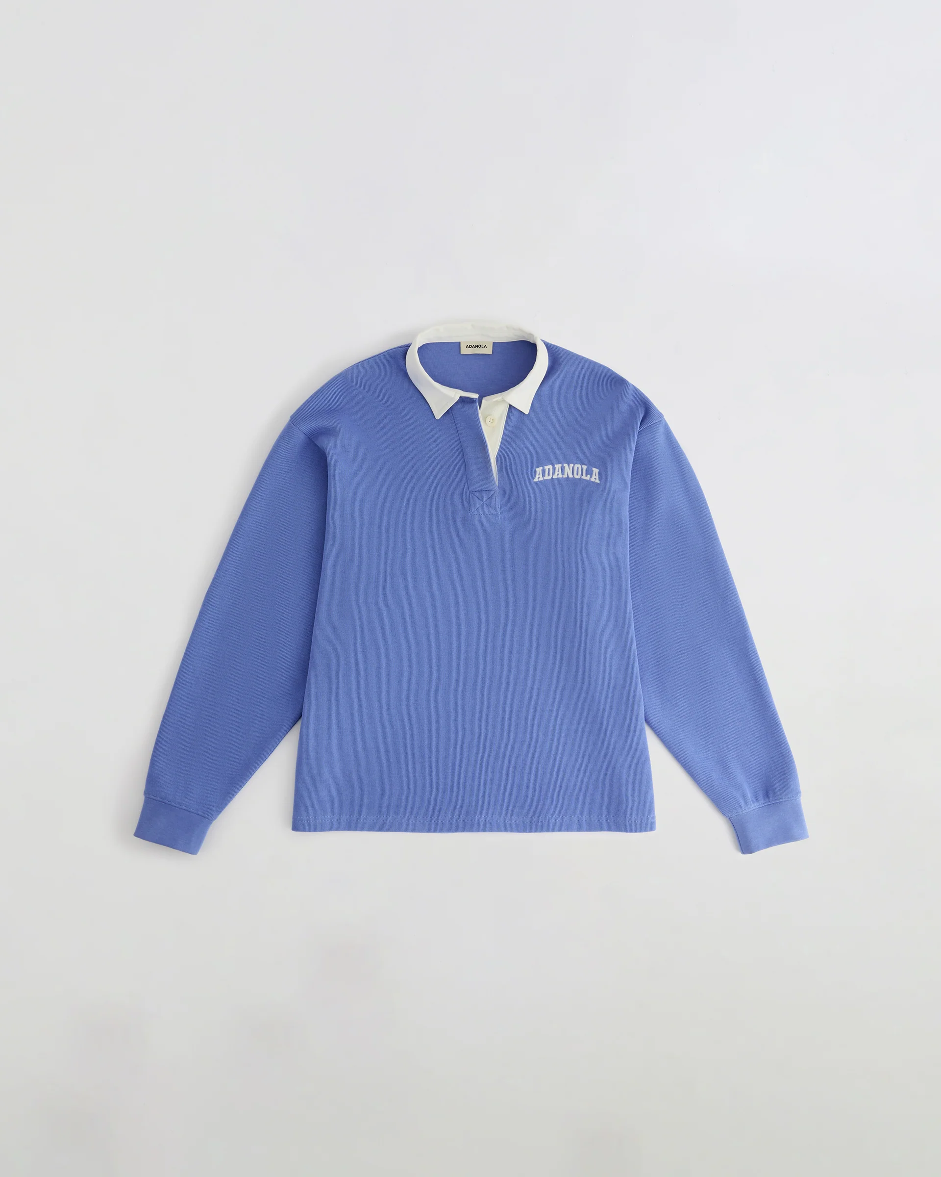 1119-varsity-oversized-rugby-top-blossom-blue-marshmallow-white-5.webp Varsity Oversized Rugby Top - Blossom Blue/Marshmallow White