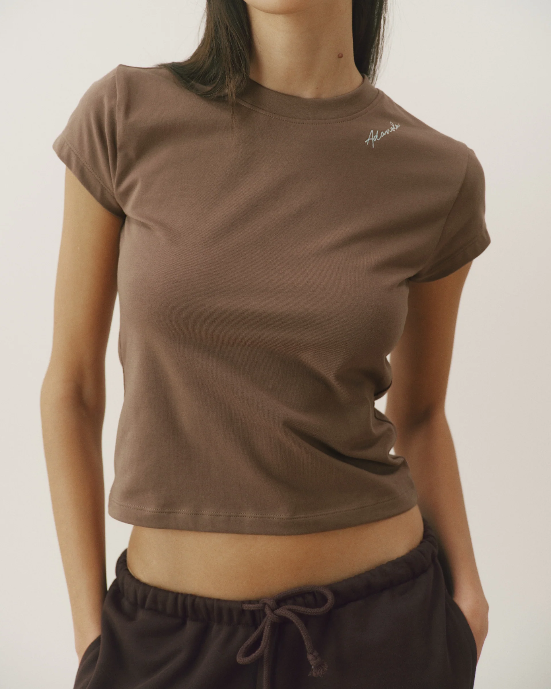 1324-signature-stitch-baby-tee-dusty-brown-3.webp Signature Stitch Baby Tee - Dusty Brown