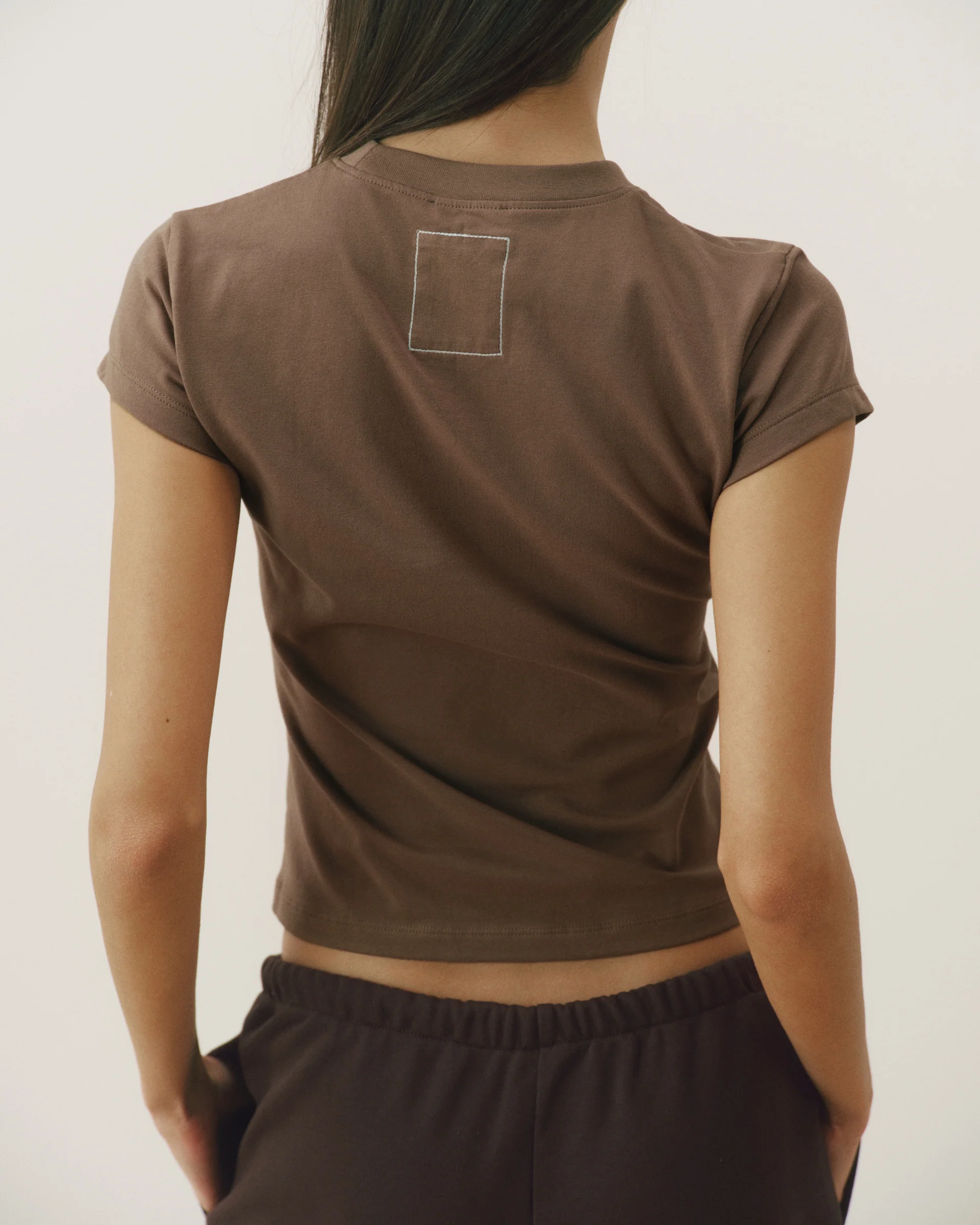 1325-xxs-xxs-variation-2.webp Signature Stitch Baby Tee - Dusty Brown