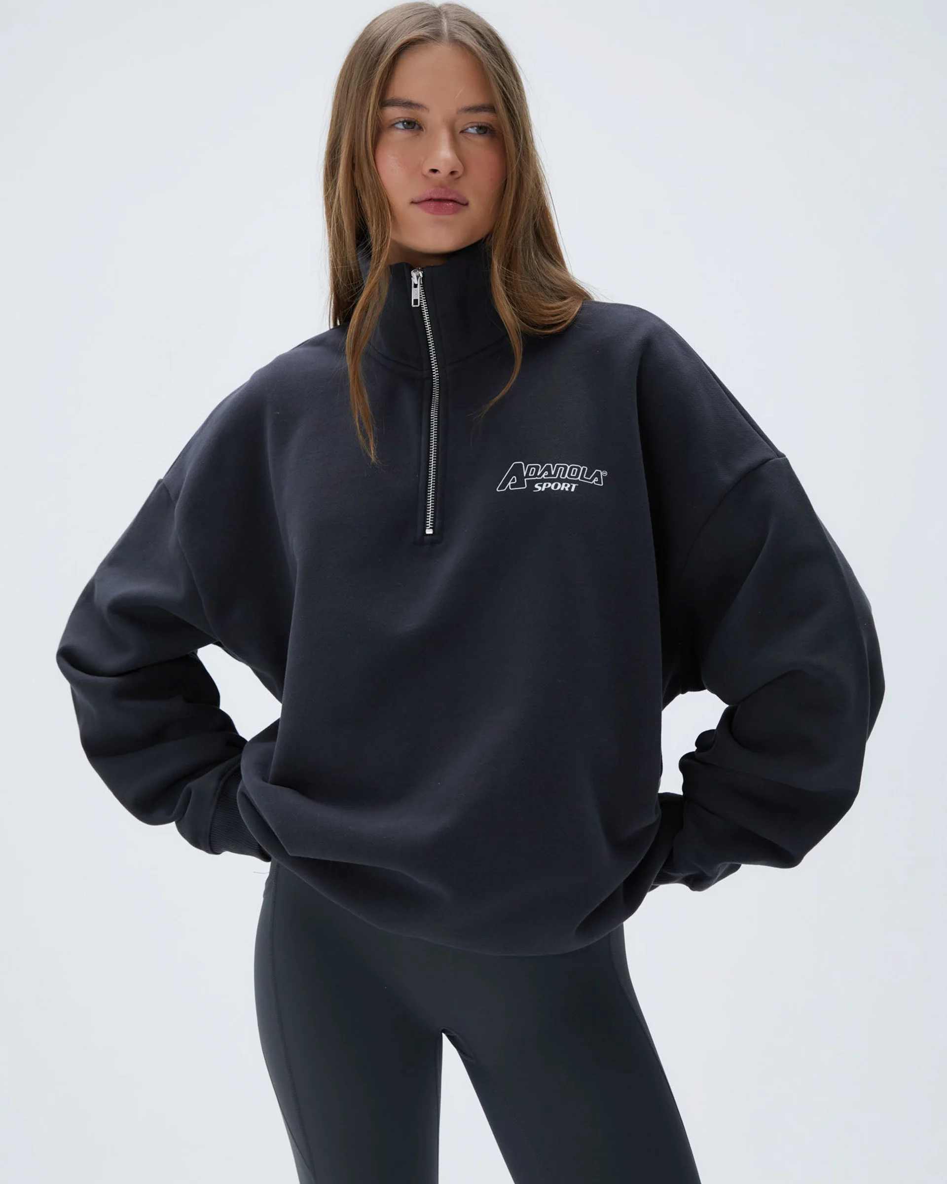 1367-a-oversized-funnel-neck-zip-sweatshirt-graphite-grey-1.webp "A" Oversized Funnel Neck Zip Sweatshirt - Graphite Grey