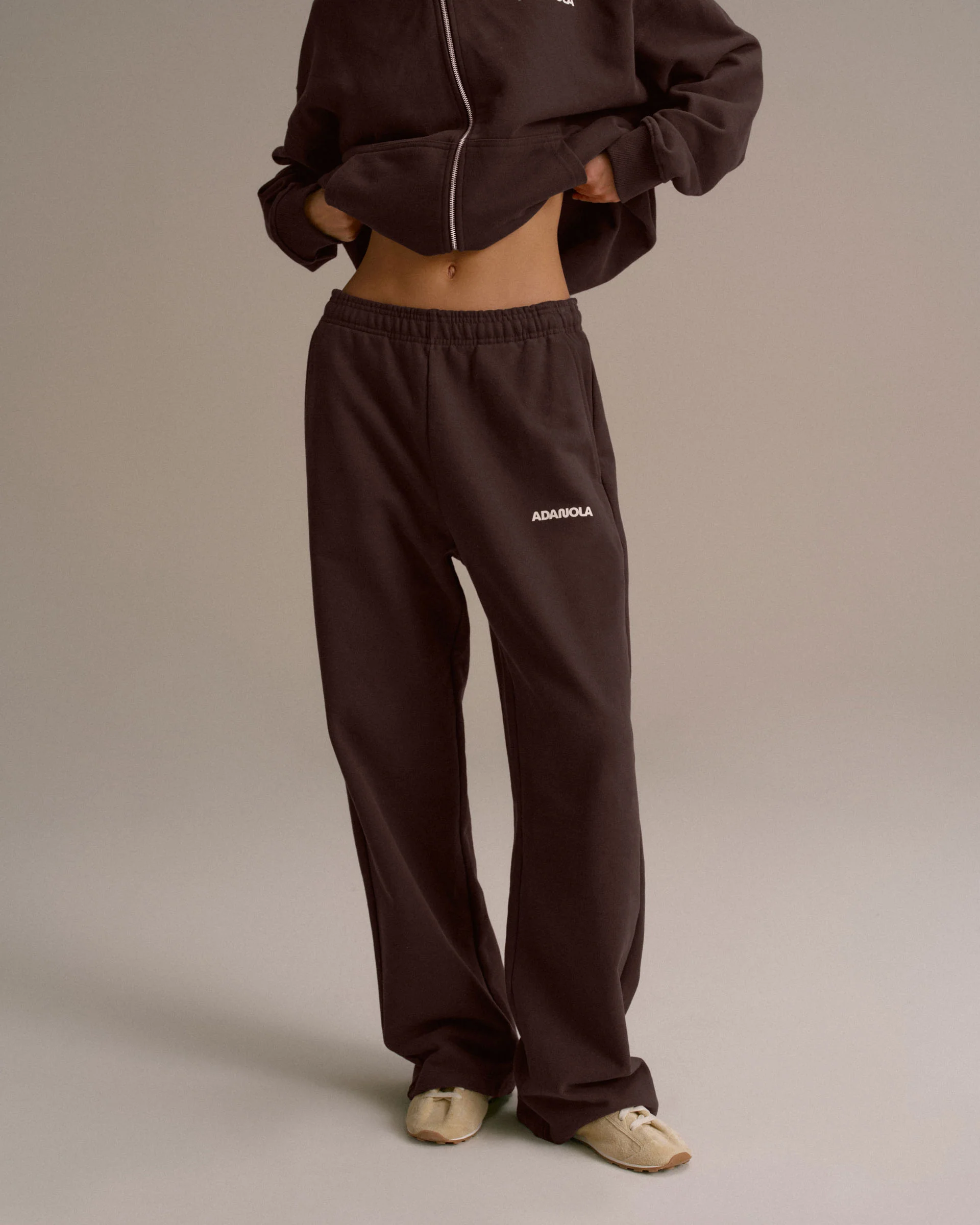 Movement Straight Leg Sweatpants - Chocolate Brown
