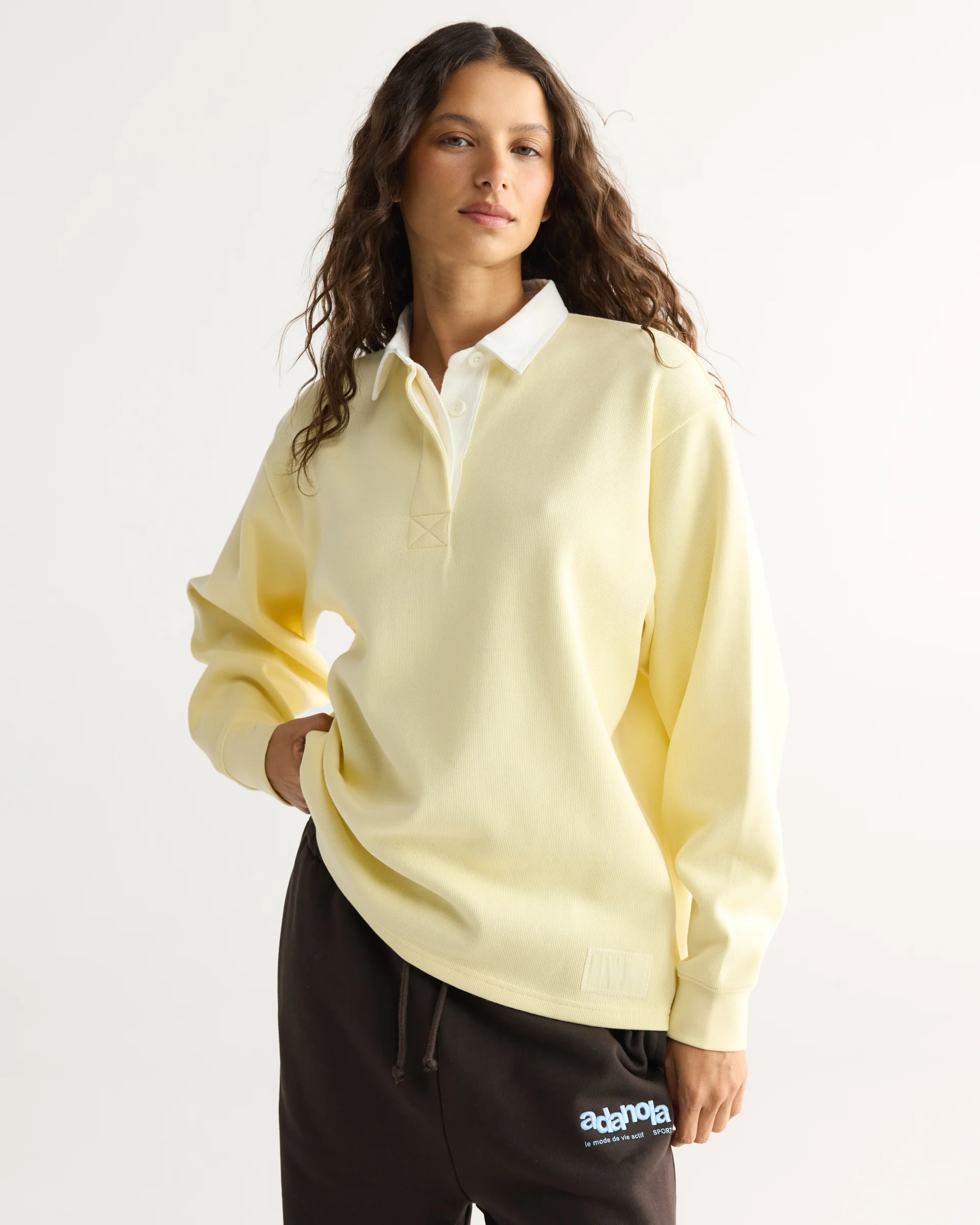 1567-varsity-oversized-rugby-sweatshirt-buttercream-4.webp Varsity Oversized Rugby Sweatshirt - Buttercream