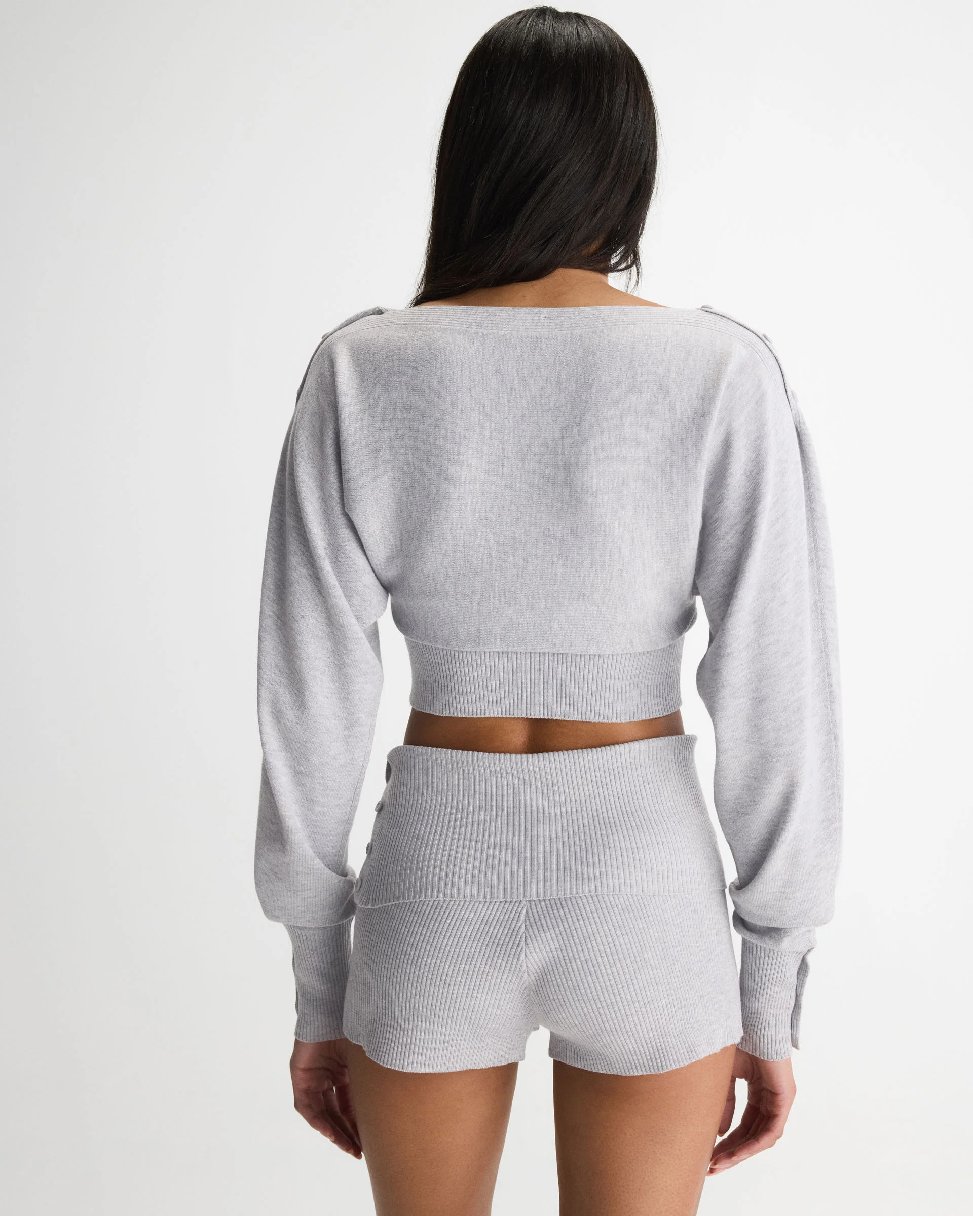 1692-knit-boat-neck-top-light-grey-melange-3.webp Knit Boat Neck Top - Light Grey Melange
