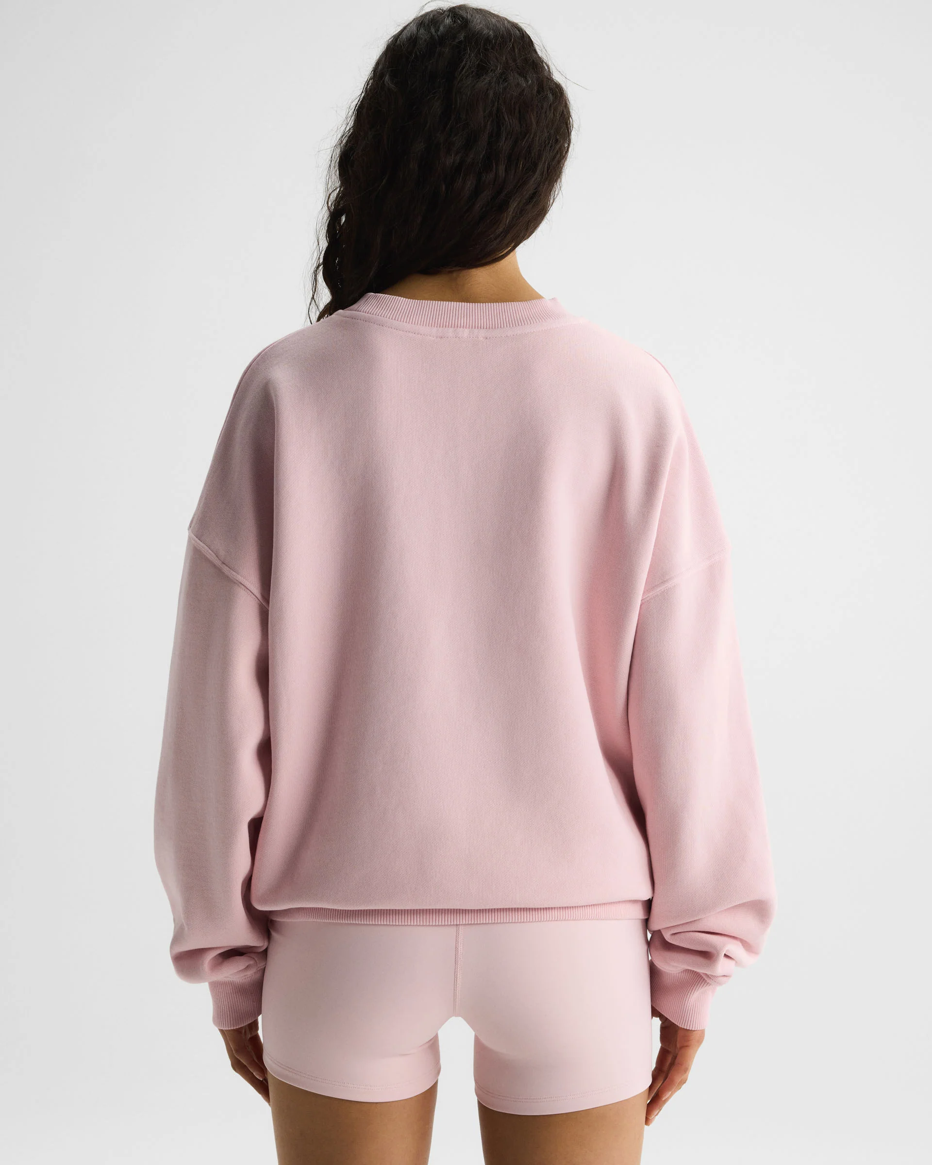 1737-varsity-applique-washed-oversized-sweatshirt-soft-pink-4.webp Varsity Applique Washed Oversized Sweatshirt - Soft Pink