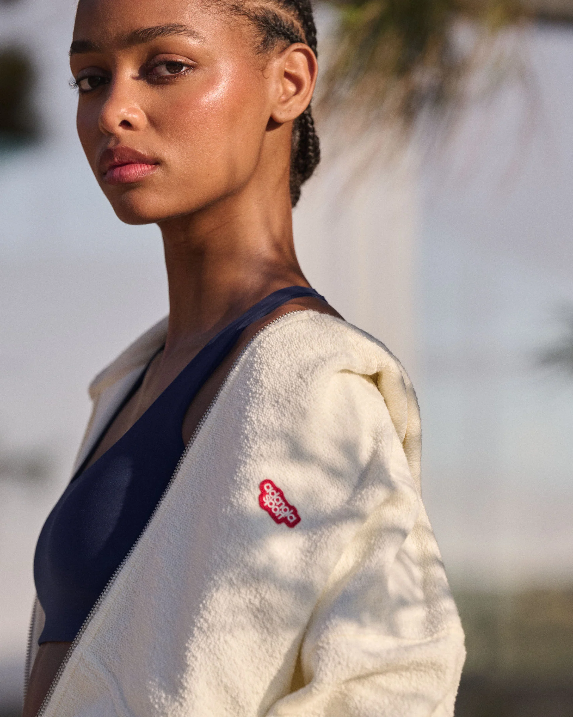 1843-as-reverse-loopback-zip-through-hoodie-marshmallow-white-2.webp AS Reverse Loopback Zip Through Hoodie - Marshmallow White