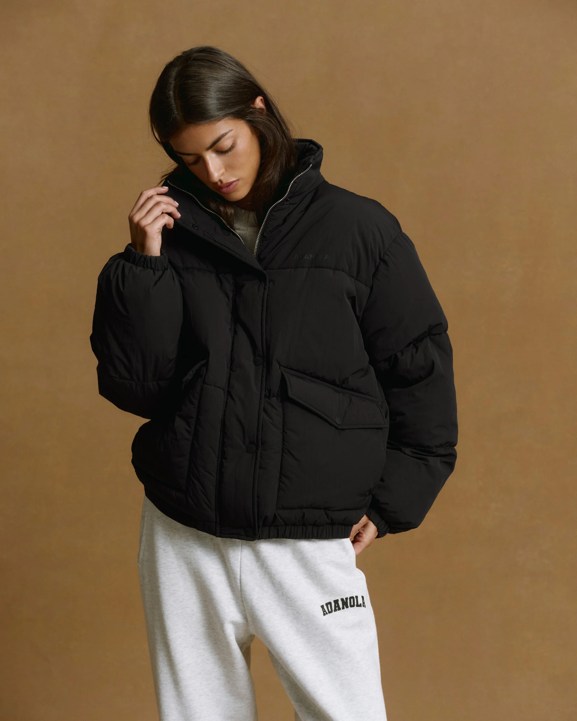 2620-funnel-neck-puffer-jacket-black-4.webp Funnel Neck Puffer Jacket - Black
