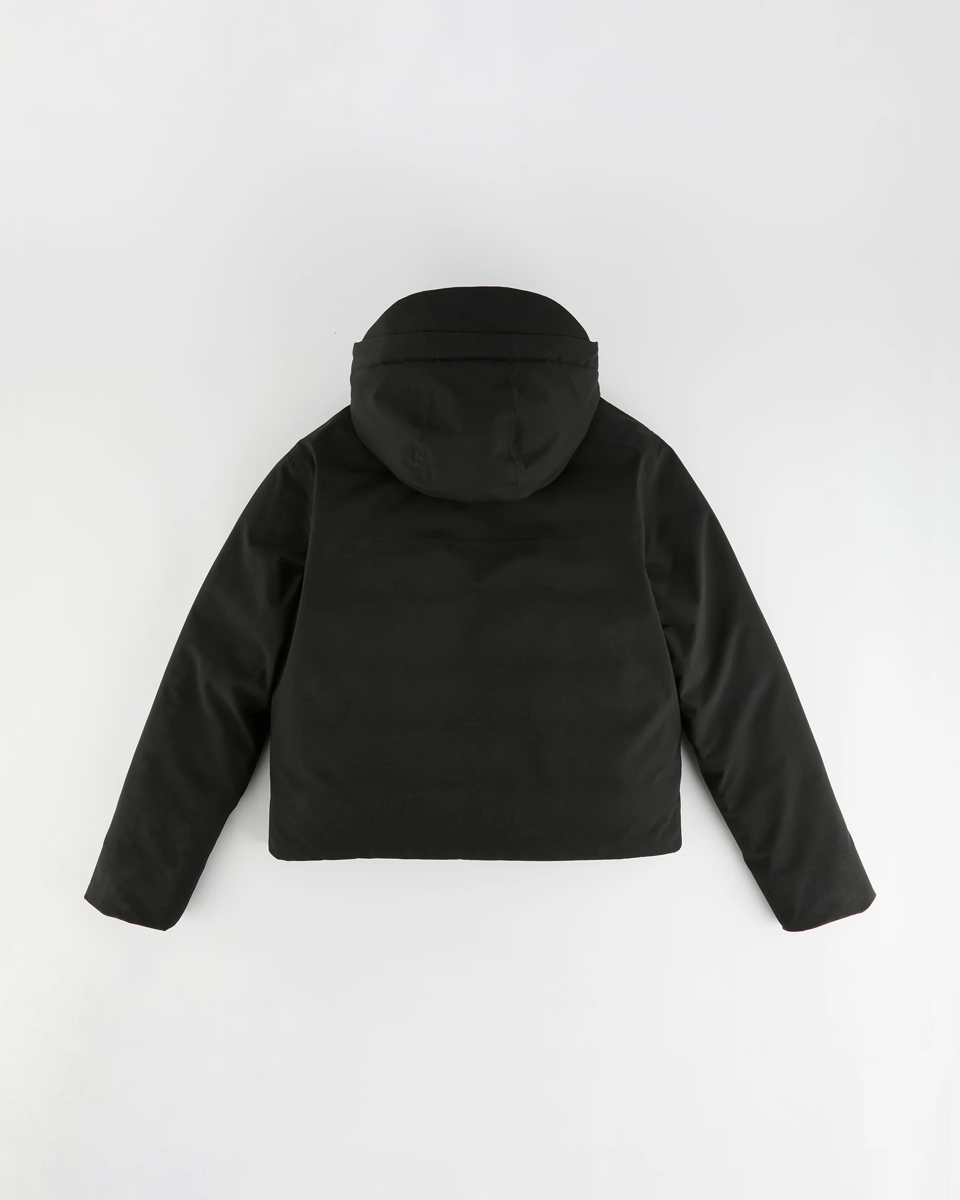 Hooded Waterproof Coat - Black