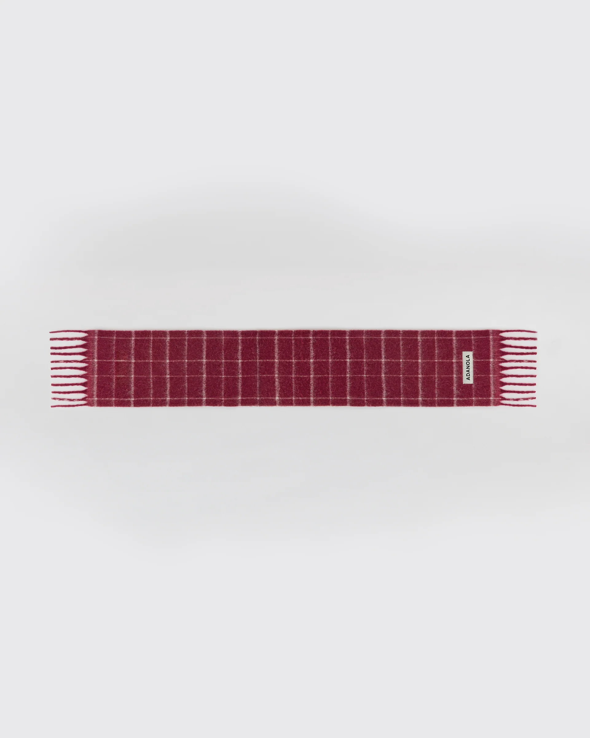 2960-brushed-checked-scarf-berry-red-2.webp Brushed Checked Scarf - Berry Red