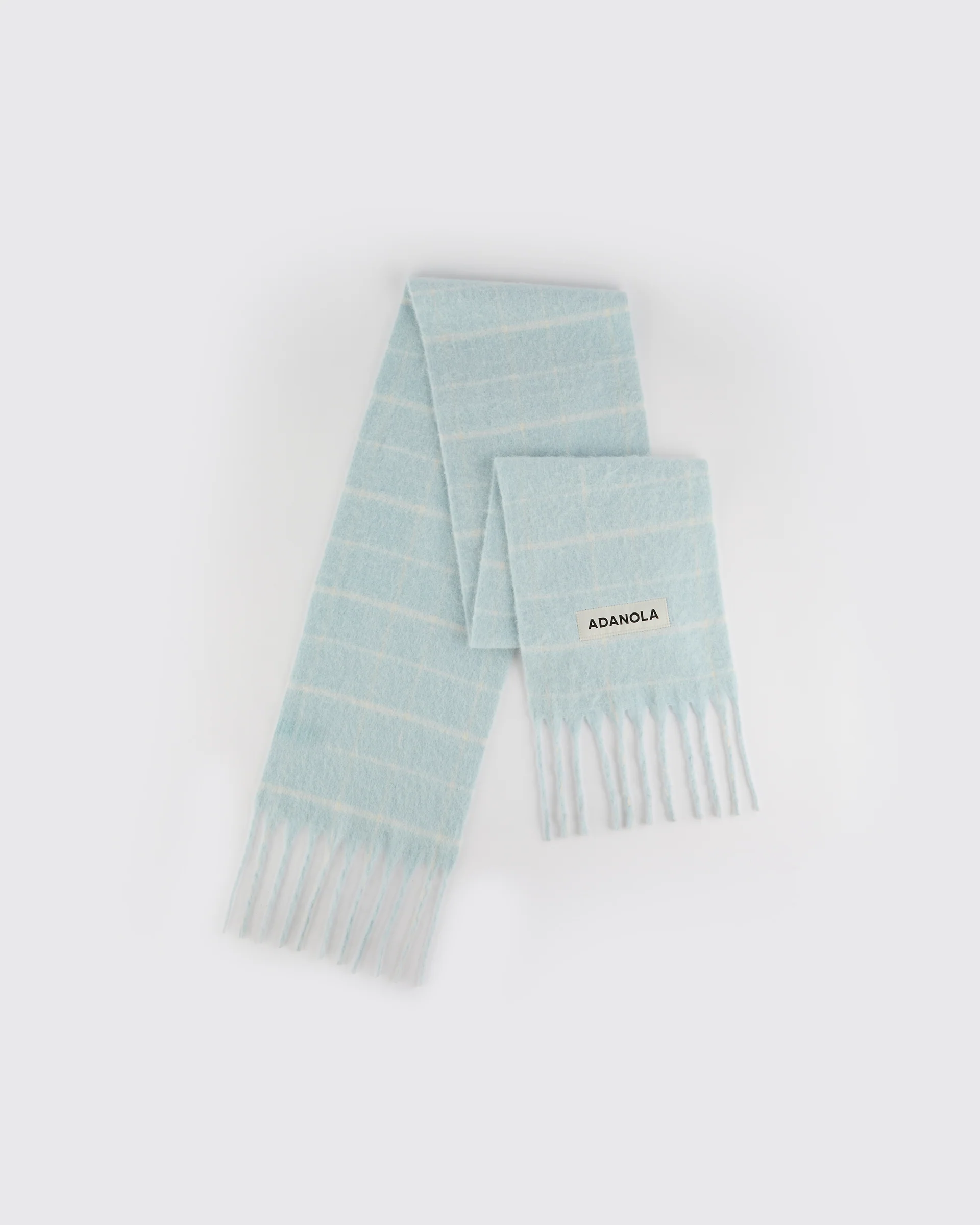 2961-brushed-checked-scarf-light-blue-3.webp Brushed Checked Scarf - Light Blue