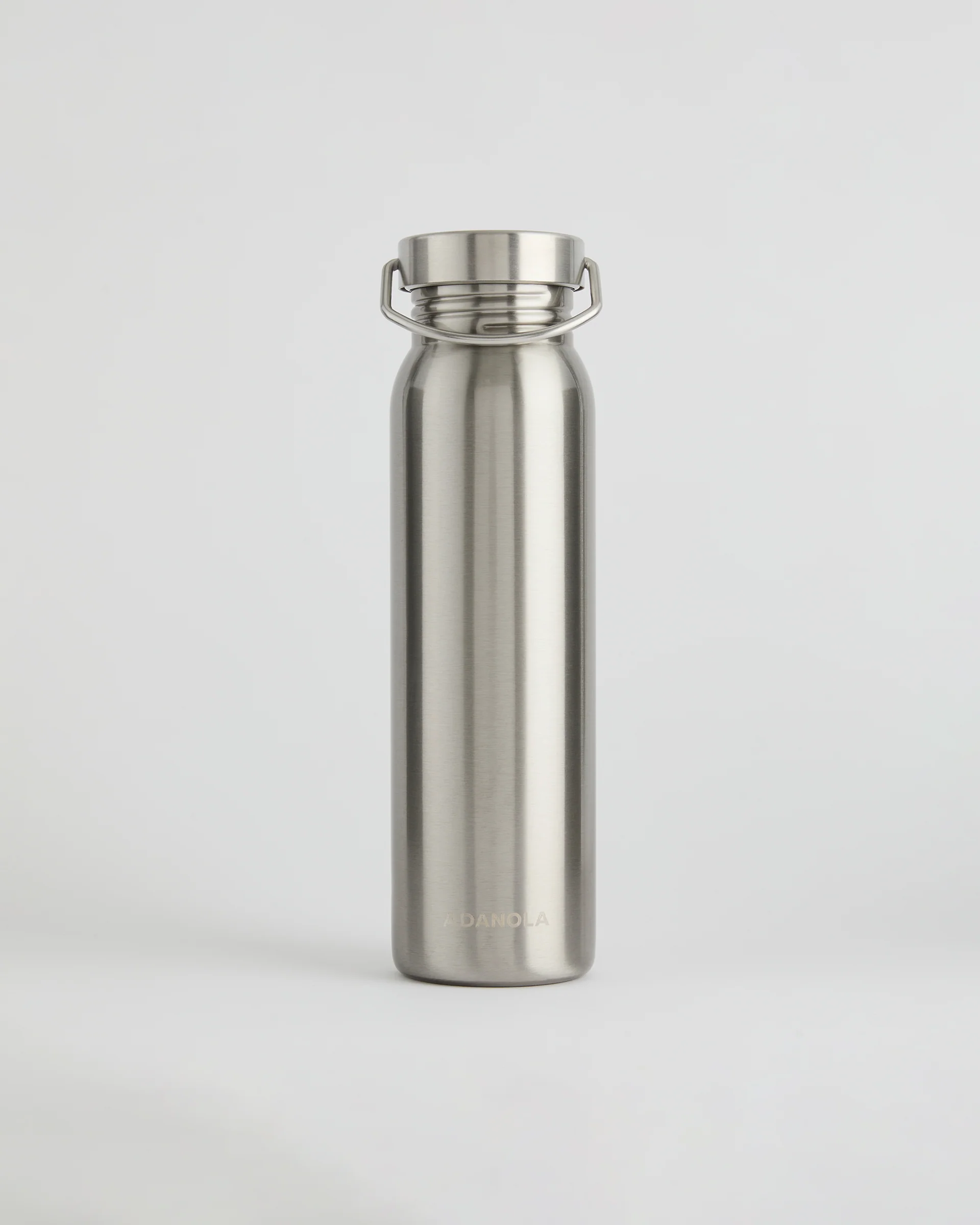Stainless Steel 750ml Water Bottle - Silver