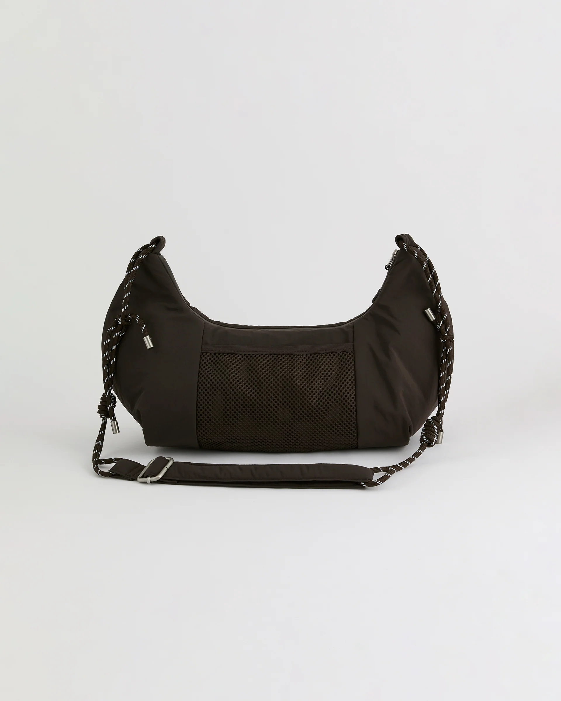 Large Rope Cross Body Bag - Coffee Bean