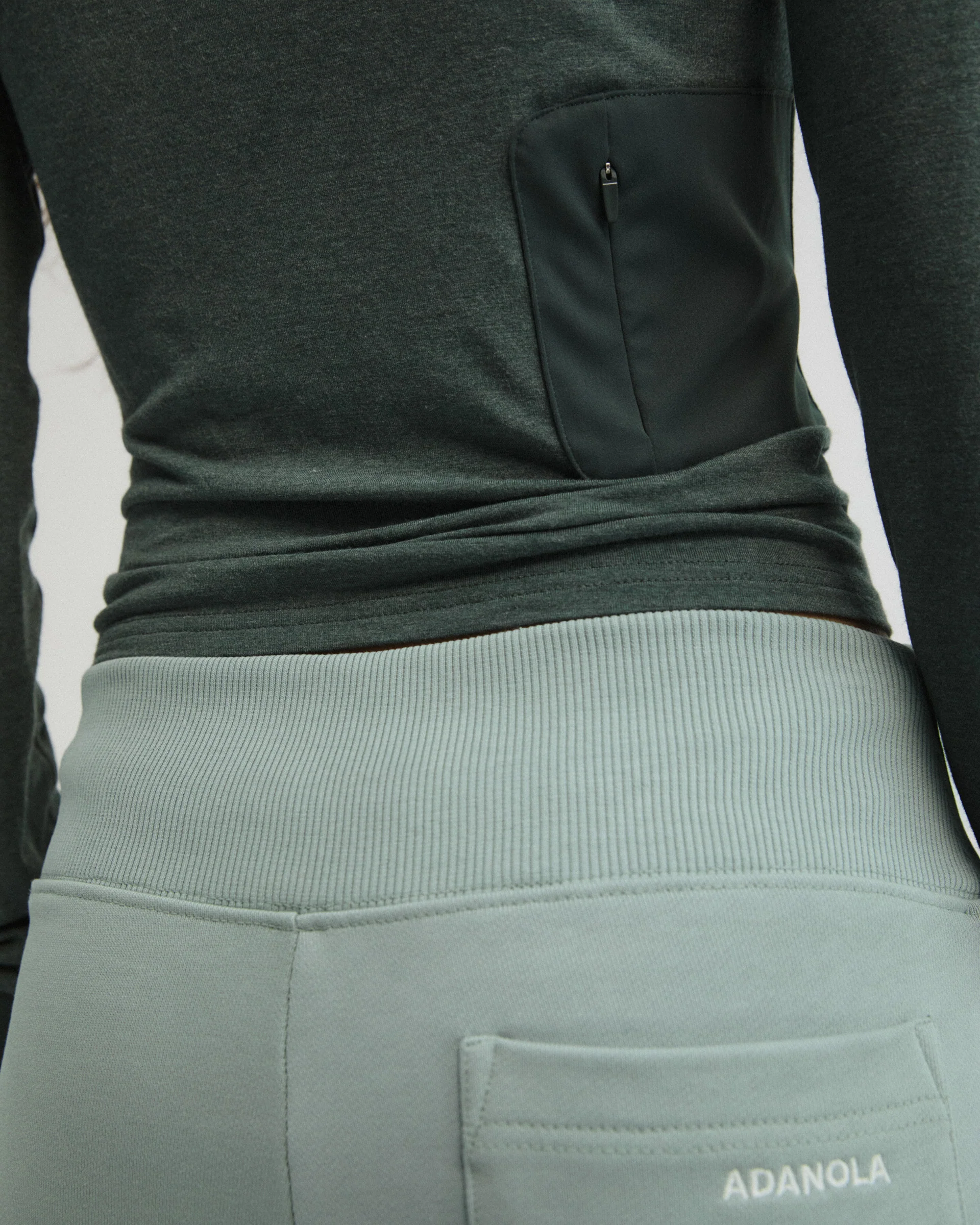 Modal Long Sleeve Technical Top - Sea Green