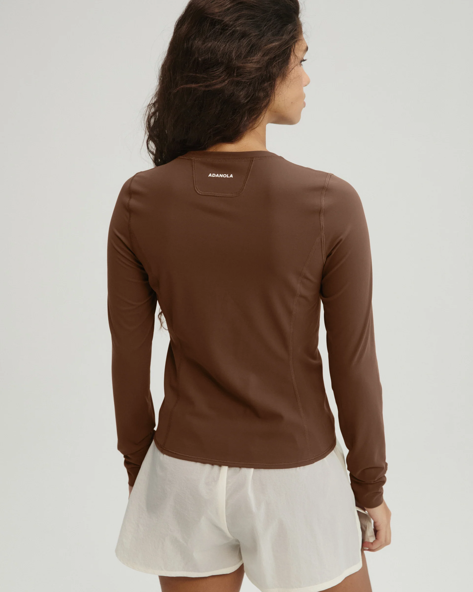 3462-panelled-long-sleeve-top-mocha-brown-2.webp Panelled Long Sleeve Top - Mocha Brown