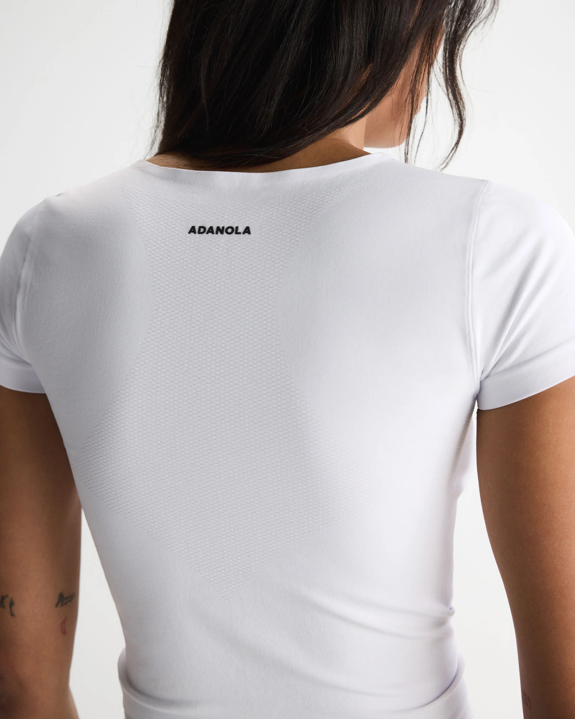 3668-seamless-short-sleeve-top-white-3.webp Seamless Short Sleeve Top - White