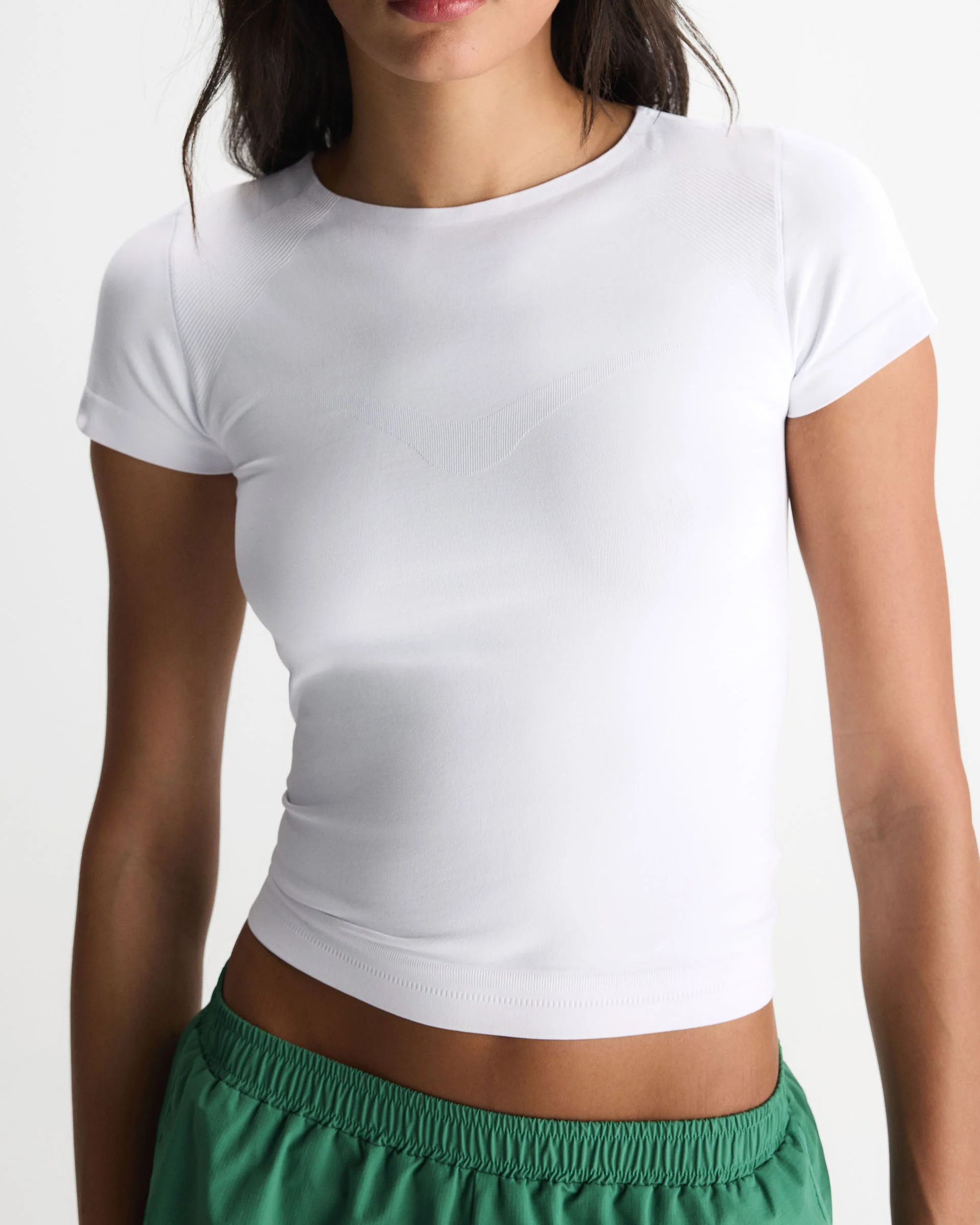 3668-seamless-short-sleeve-top-white-4.webp Seamless Short Sleeve Top - White