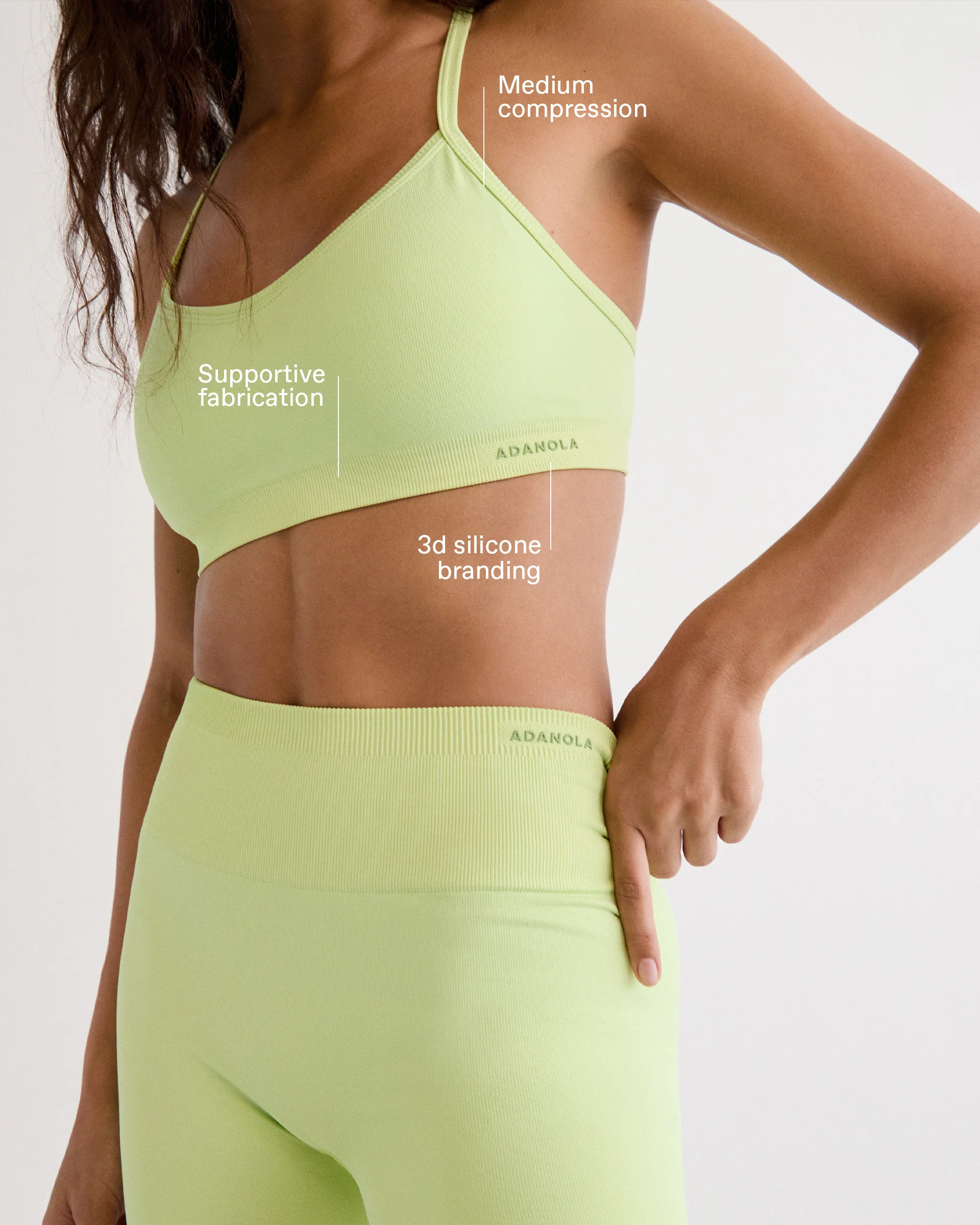 3752-classic-seamless-cross-back-bra-washed-lime-green-2.webp Classic Seamless Cross Back Bra - Washed Lime Green