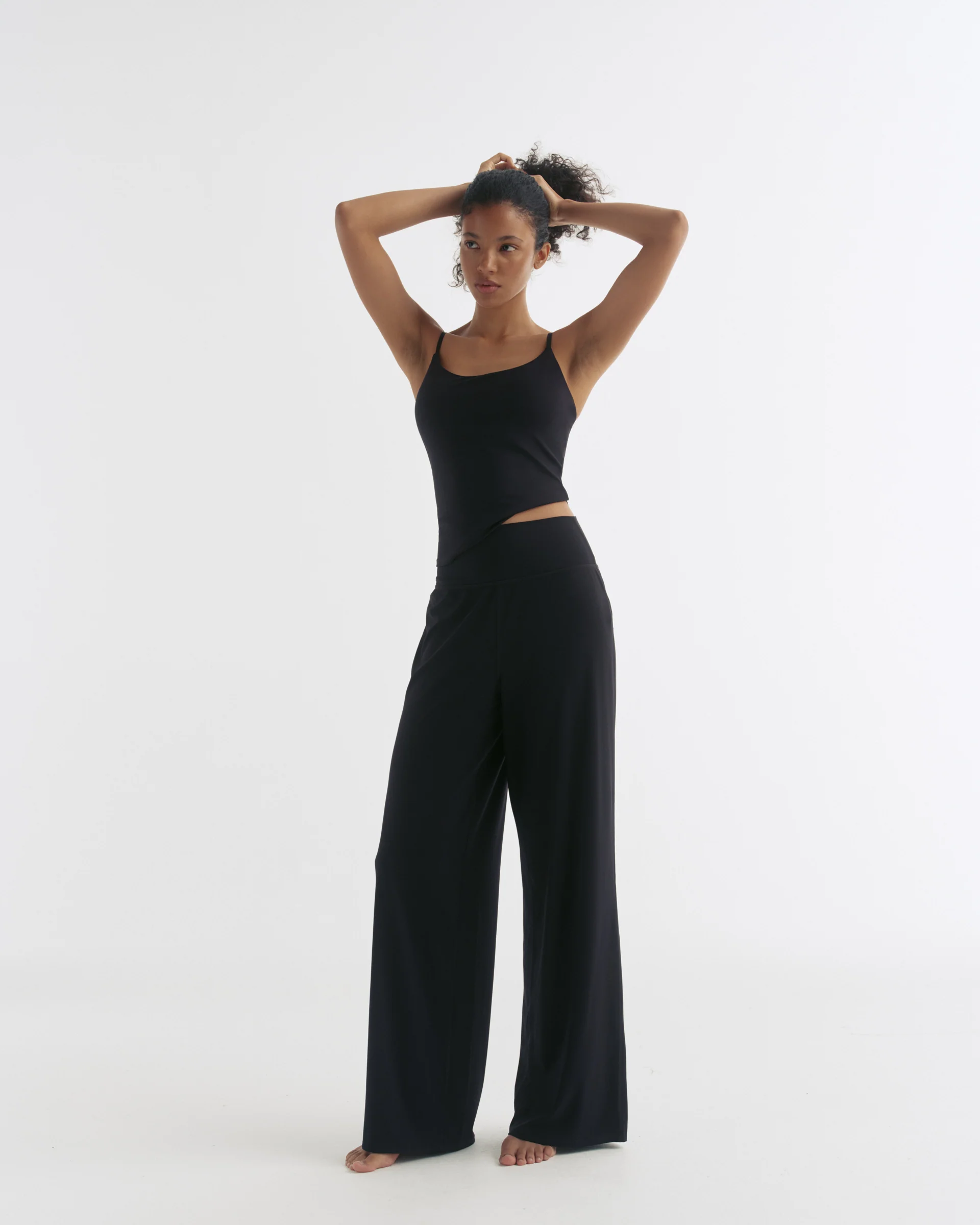 Skinny Strap Top - Black