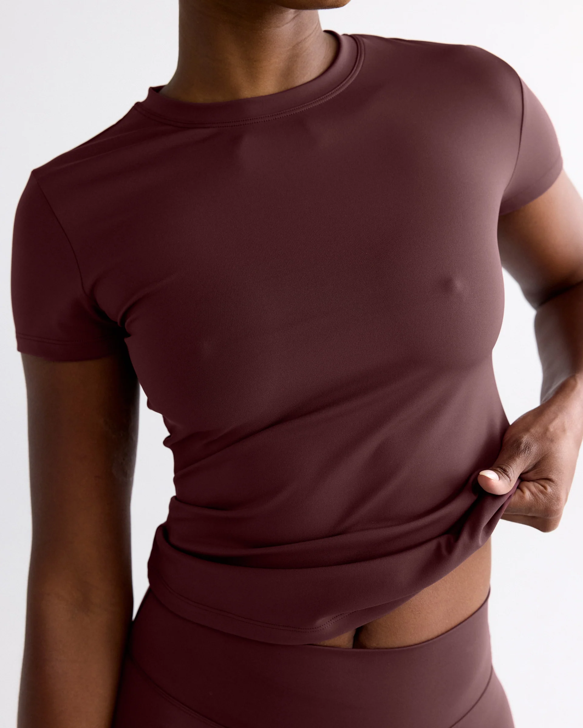 4011-ultimate-short-sleeve-top-mulberry-red-1.webp Ultimate Short Sleeve Top - Mulberry Red