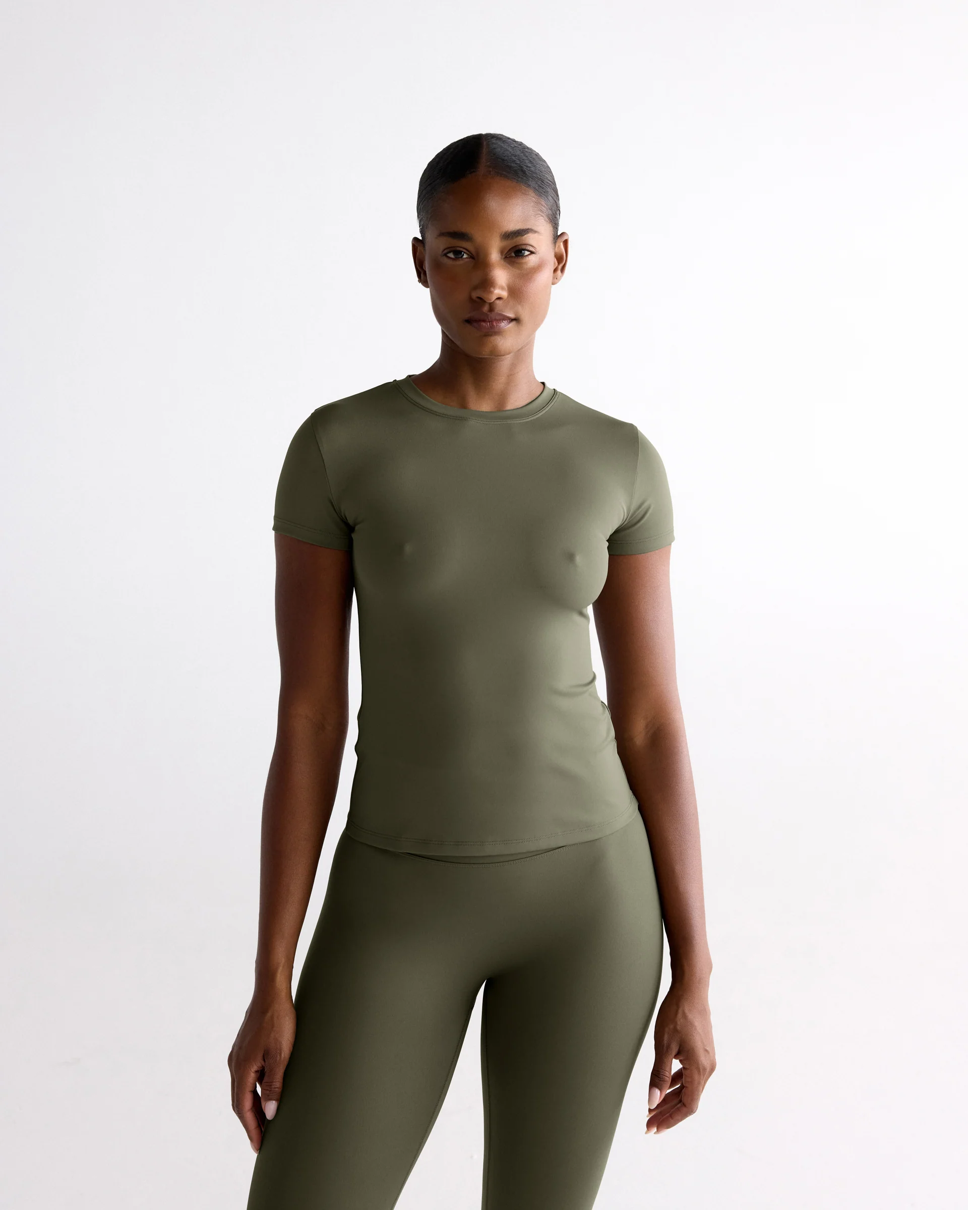 Ultimate Short Sleeve Top - Olive Green