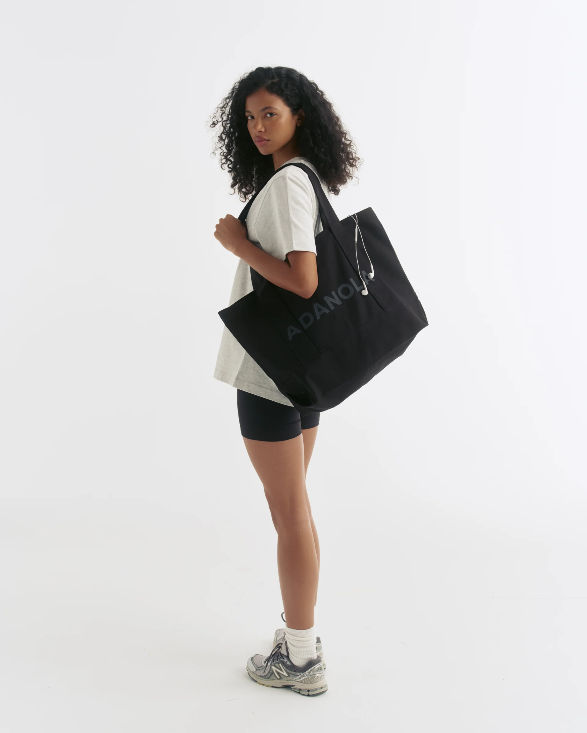 Adanola Branded Tote Bag - Black