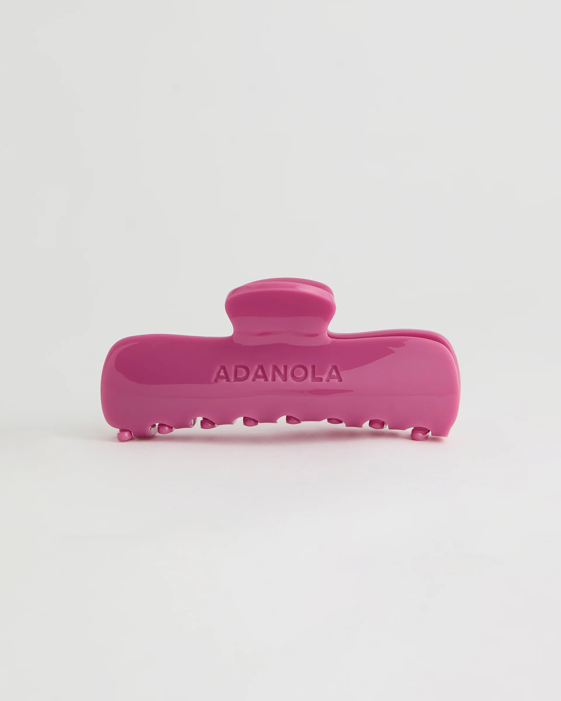 2 Pack Hair Clips - Deep Pink/Dusty Brown