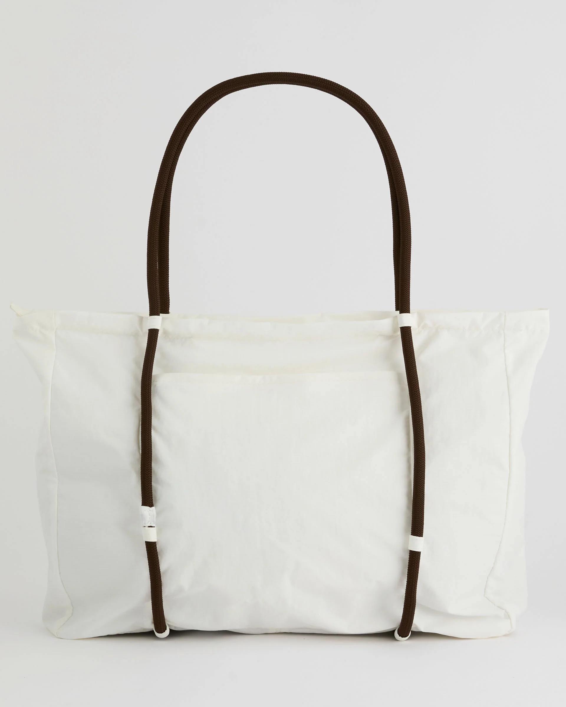 Large Rope Ripstop Bag - Marshmallow White/Coffee Bean