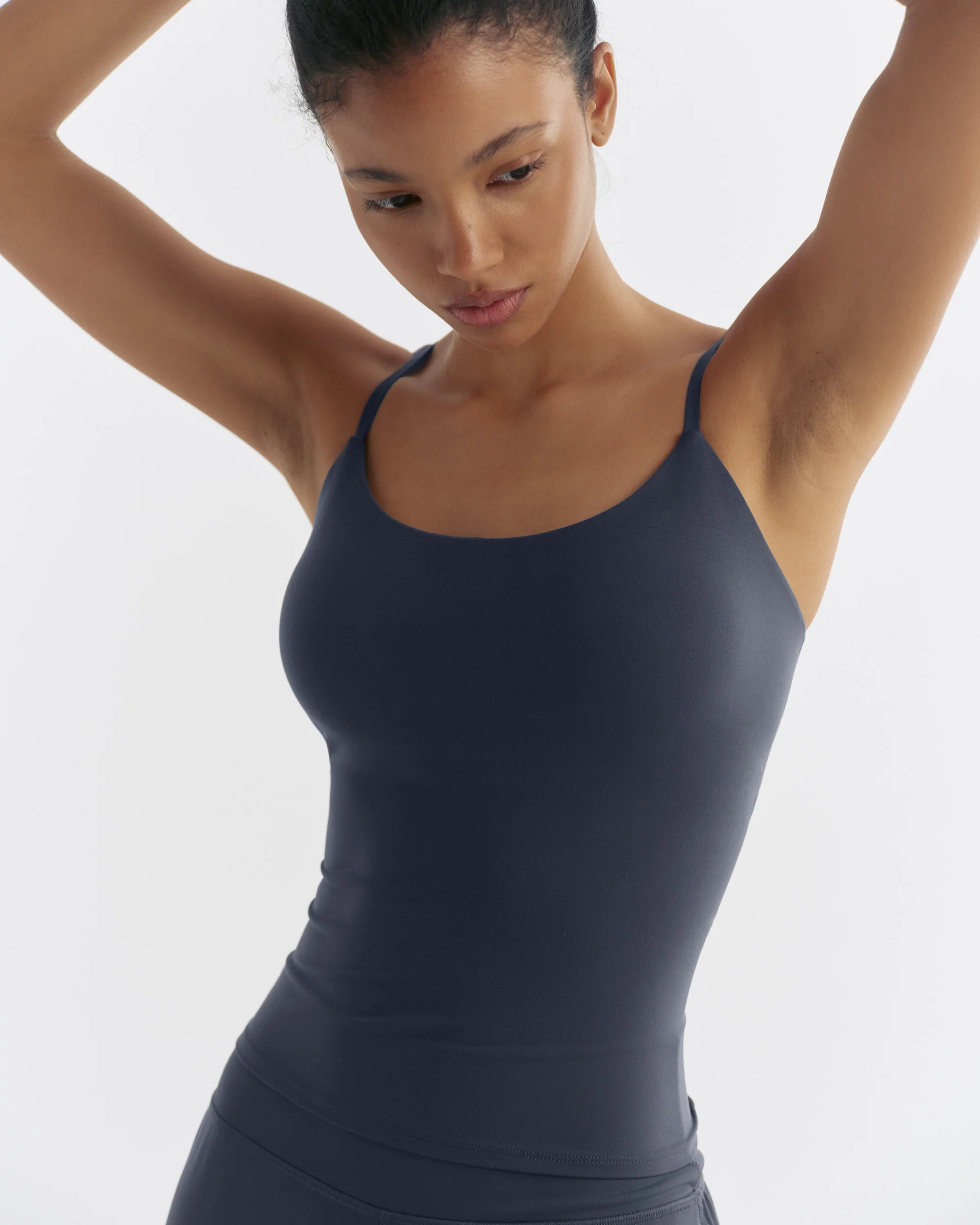 Skinny Strap Top - Midnight Blue
