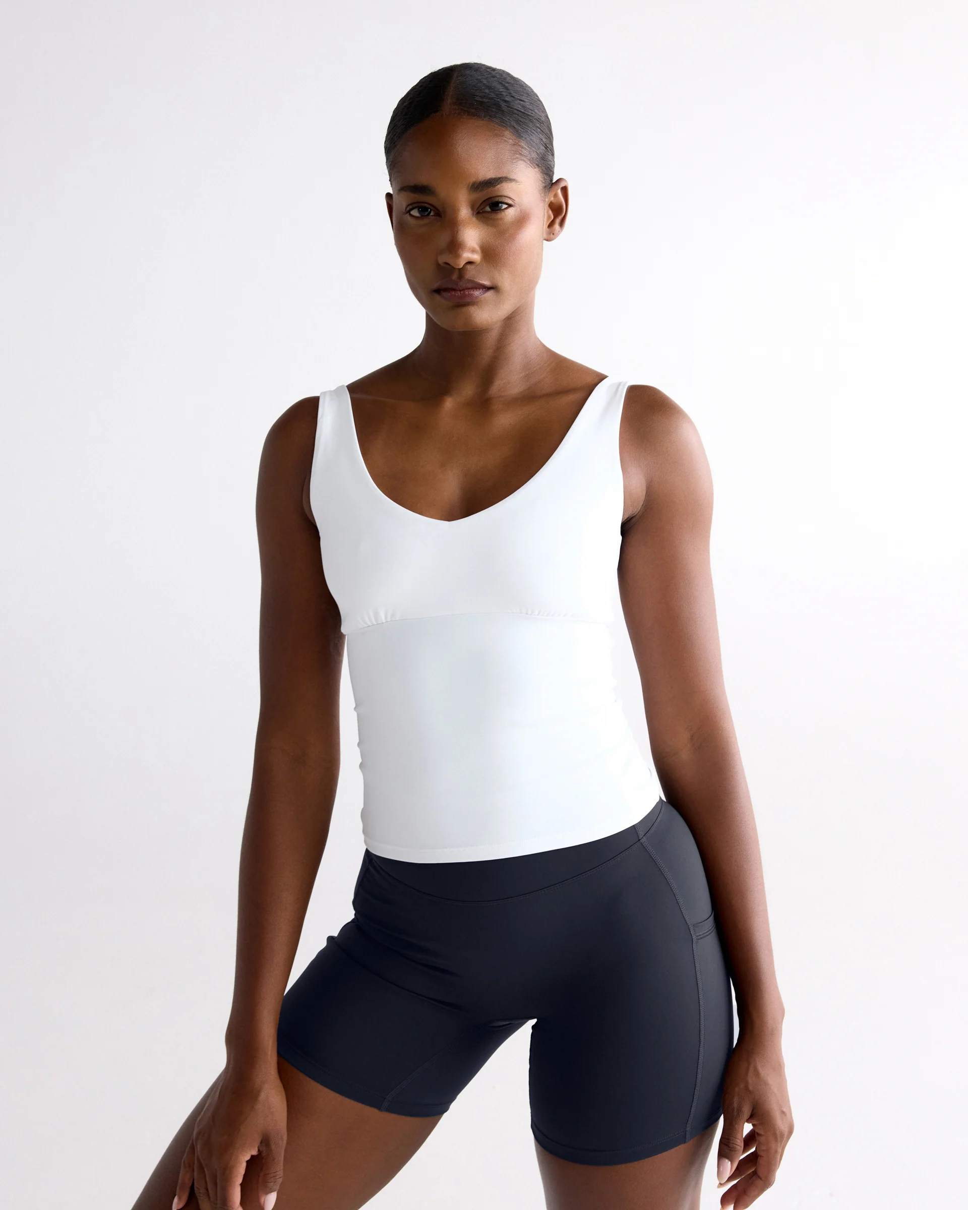 4493-ultimate-v-neck-top-white-2.webp Ultimate V-Neck Top - White