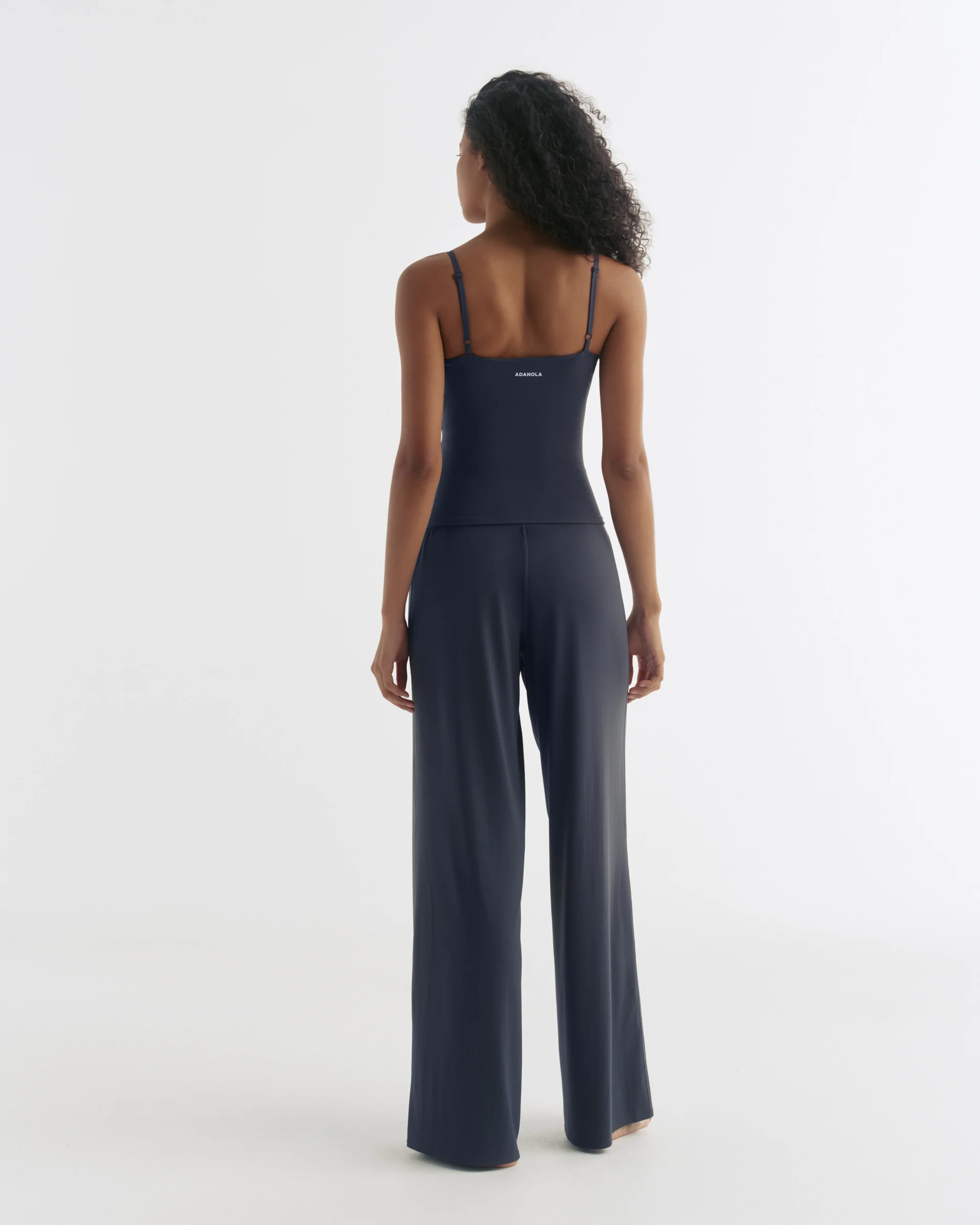 Wide Leg Yoga Pant - Midnight Blue