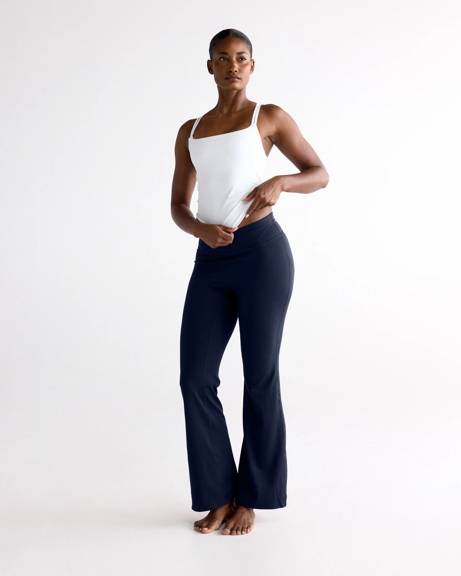 Flared Yoga Pant - Navy Blue