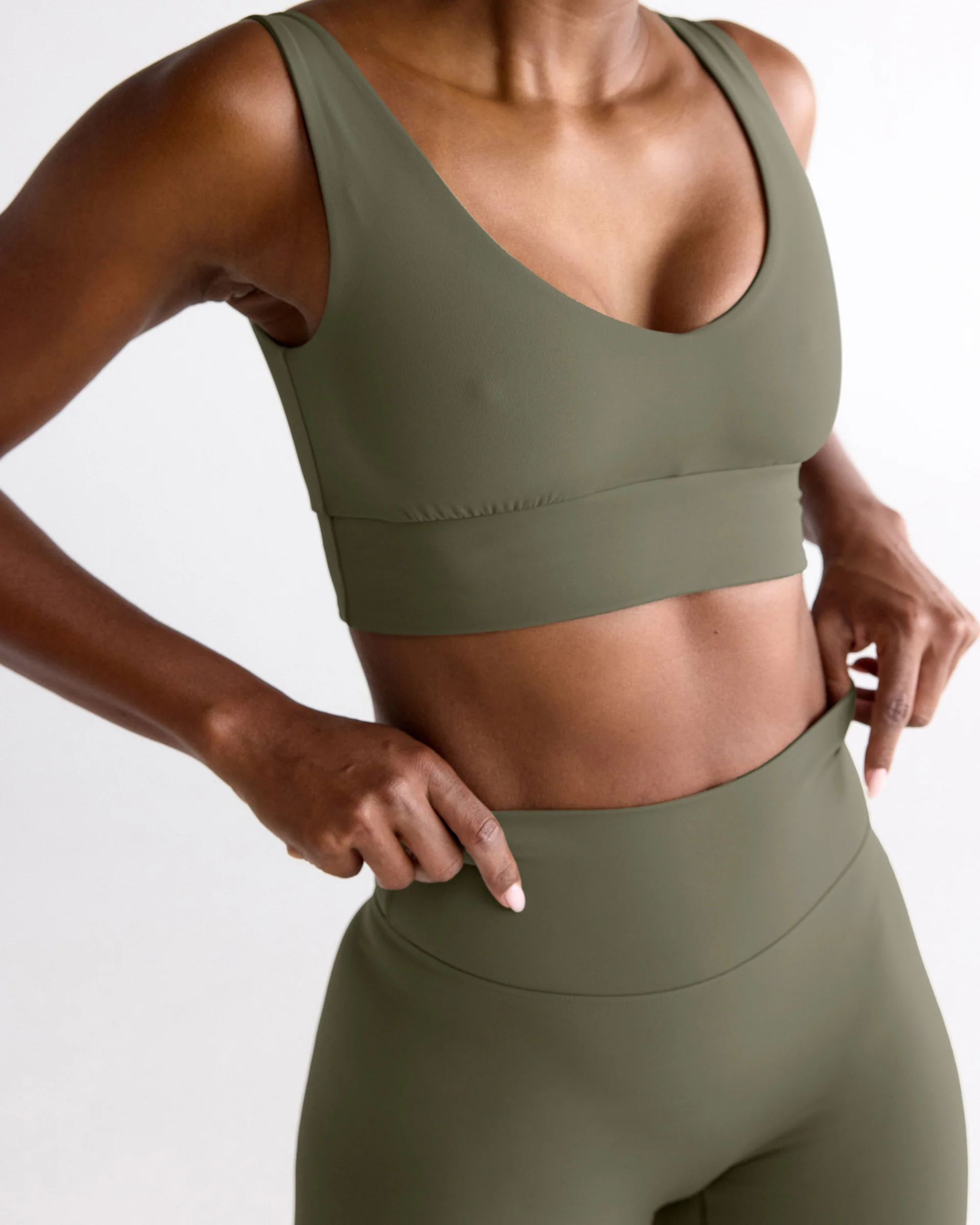 4916-ultimate-v-neck-bra-olive-green-1.webp Ultimate V-Neck Bra - Olive Green