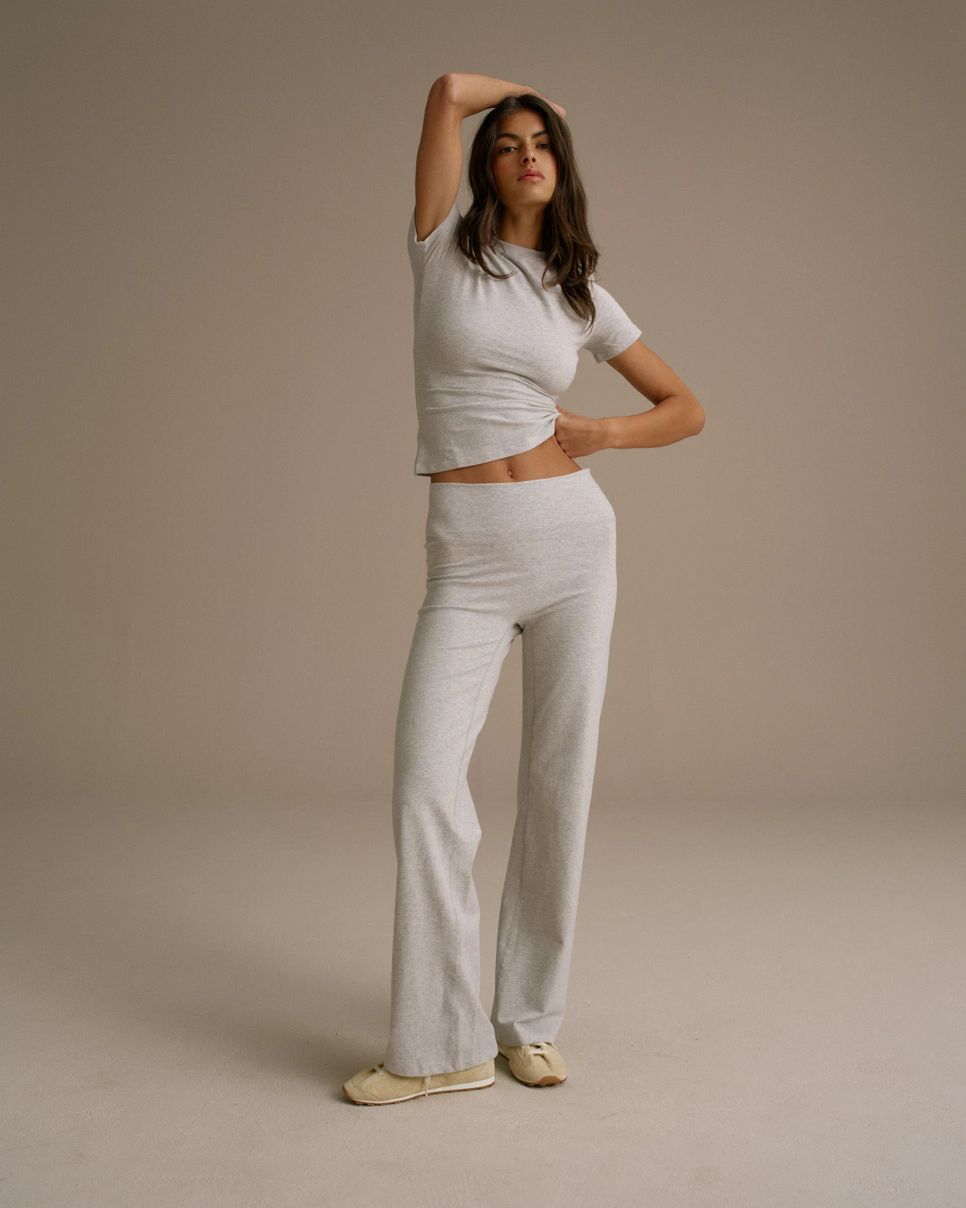 5043-cotton-yoga-pant-grey-melange-1.webp Cotton Yoga Pant - Grey Melange