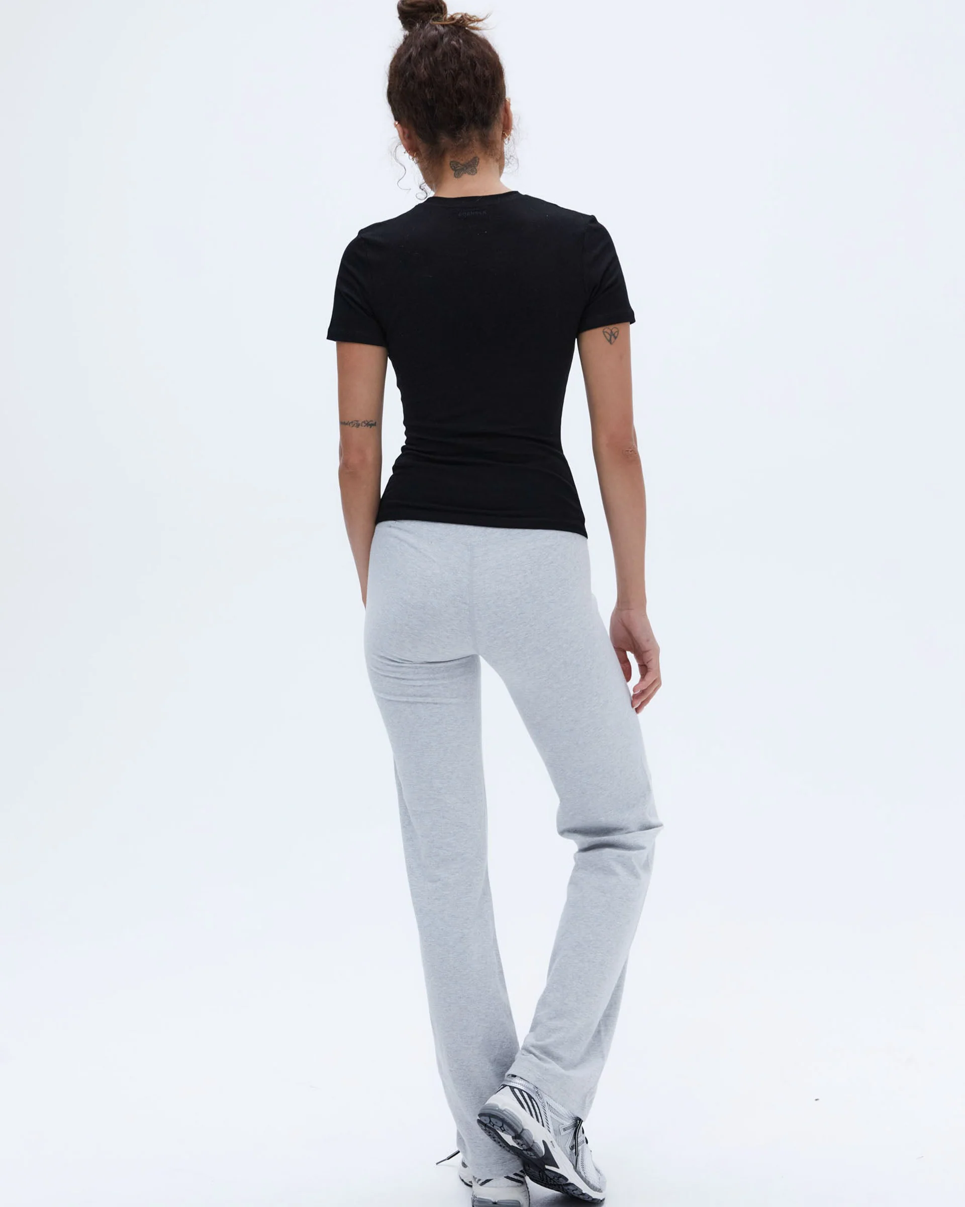 Cotton Yoga Pant - Grey Melange