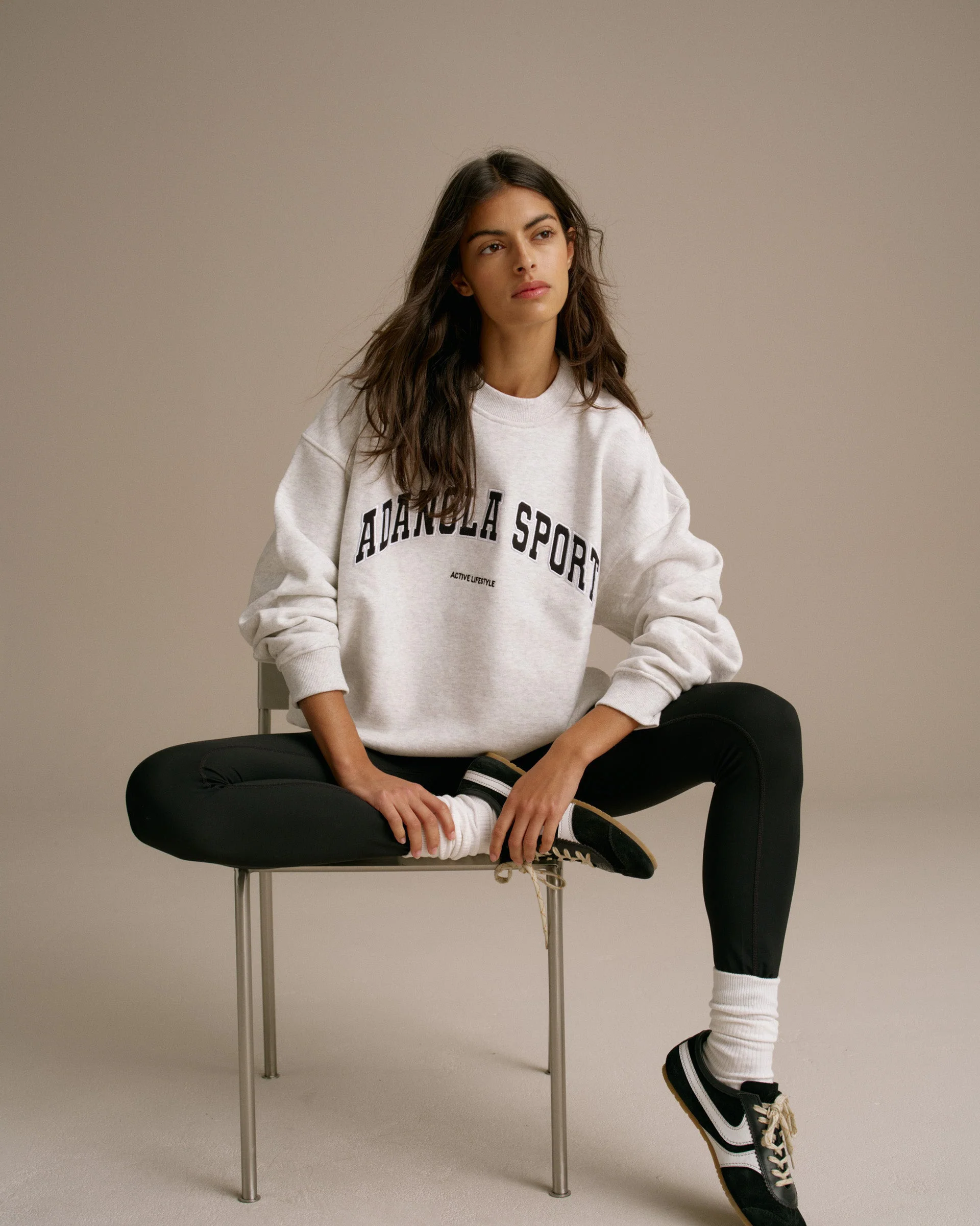 5244-as-oversized-sweatshirt-light-grey-melange-1.webp AS Oversized Sweatshirt - Light Grey Melange
