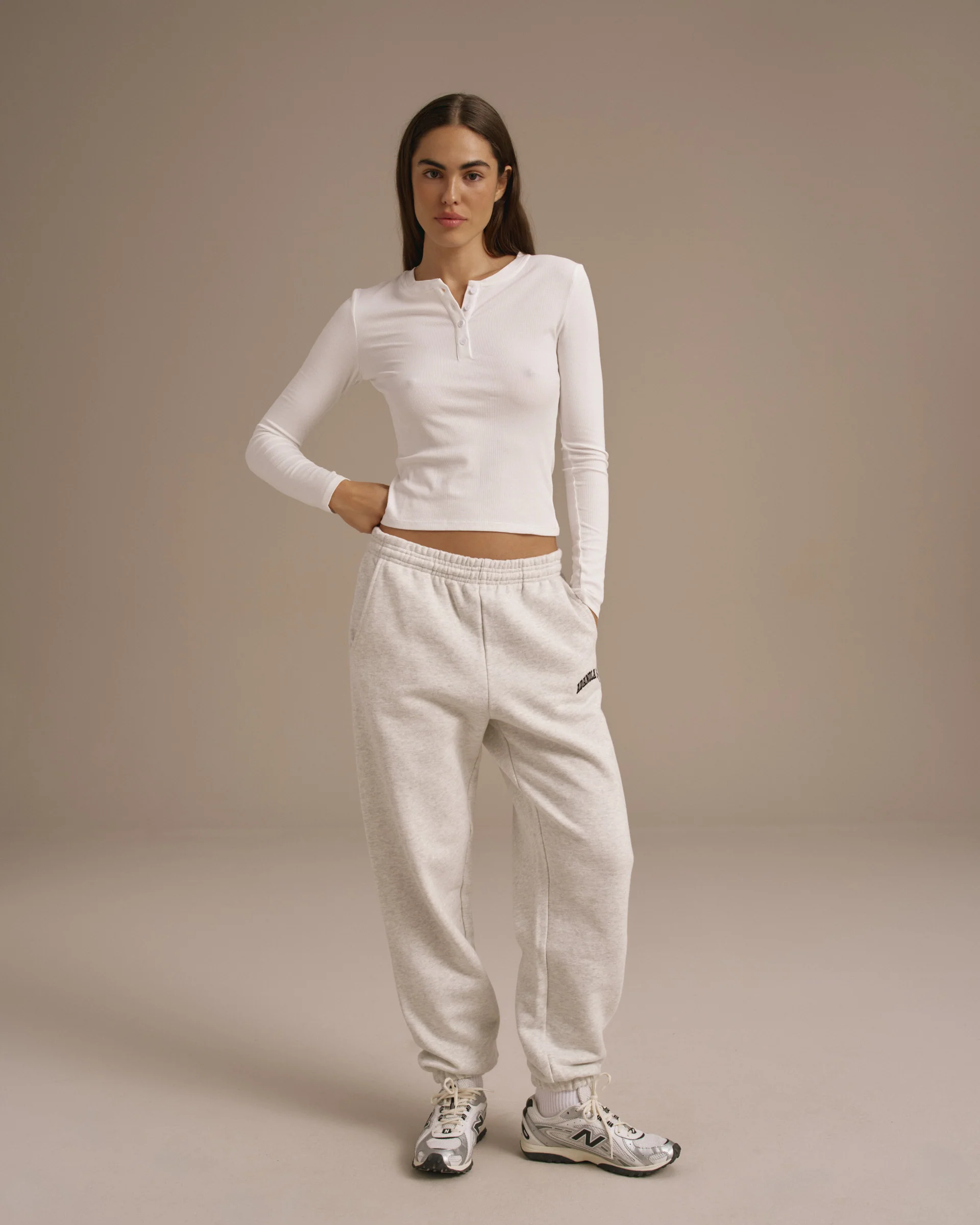 AS Sweatpants - Light Grey Melange