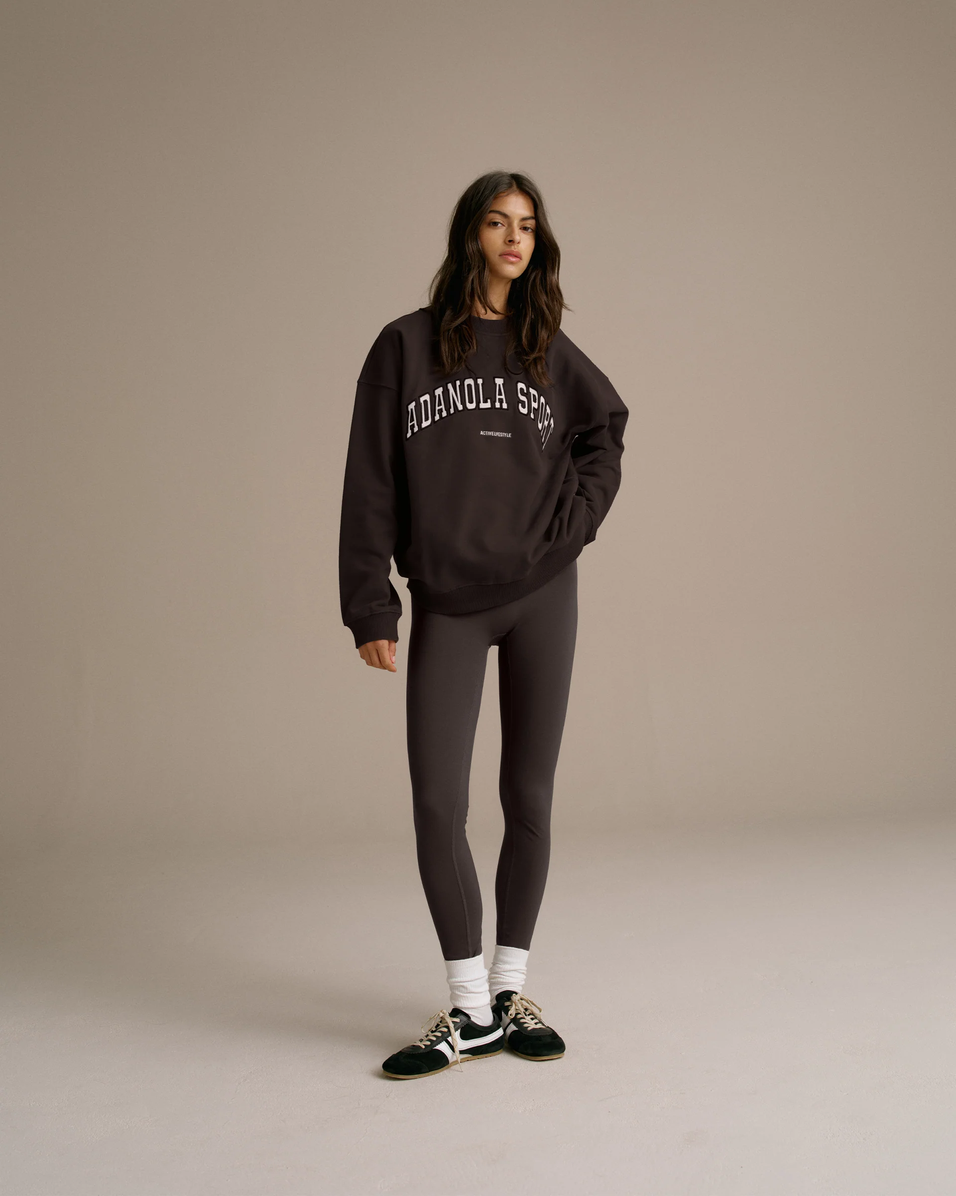 AS Oversized Sweatshirt - Coffee Bean