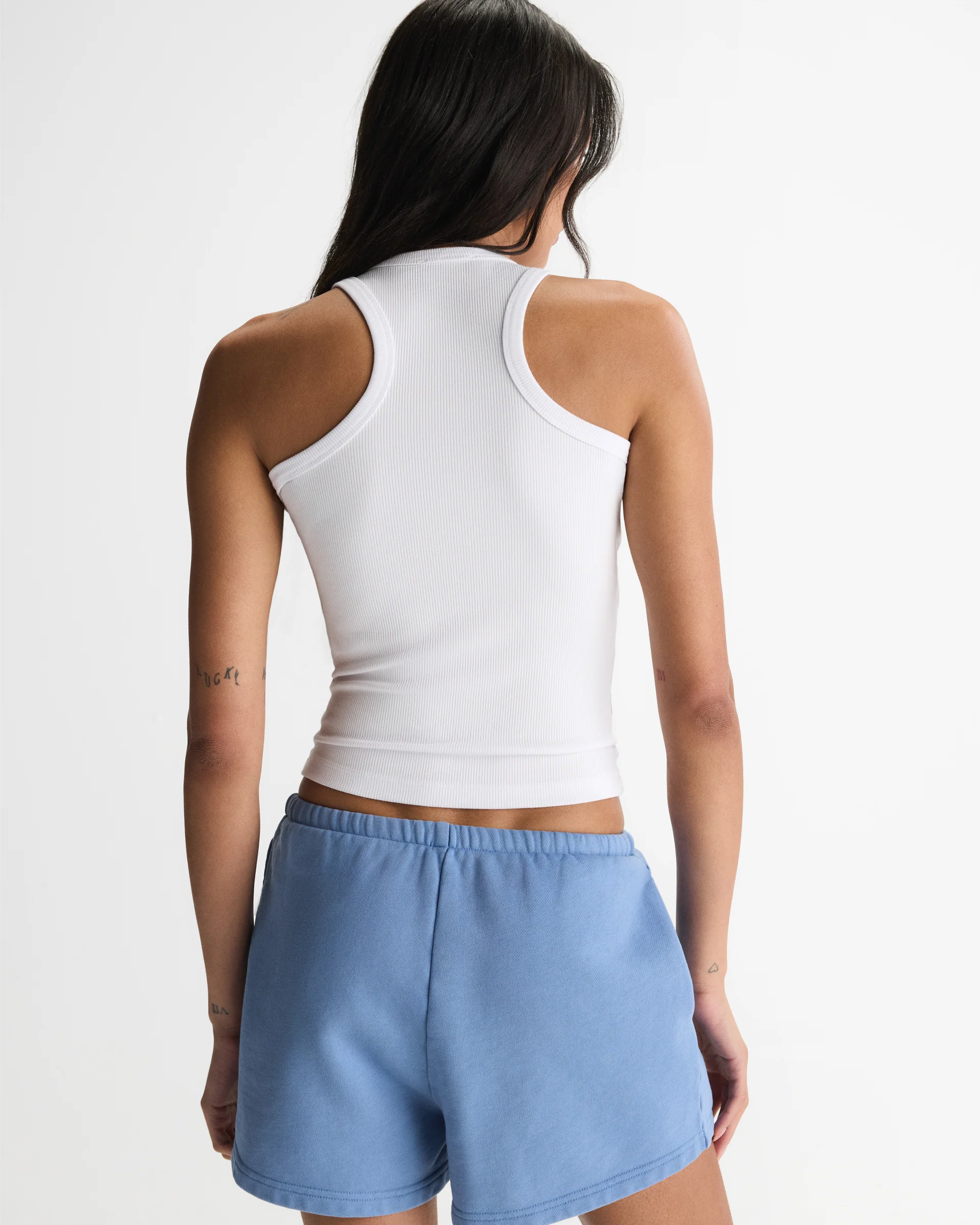 5445-soft-modal-rib-tank-top-white-3.webp Soft Modal Rib Tank Top - White