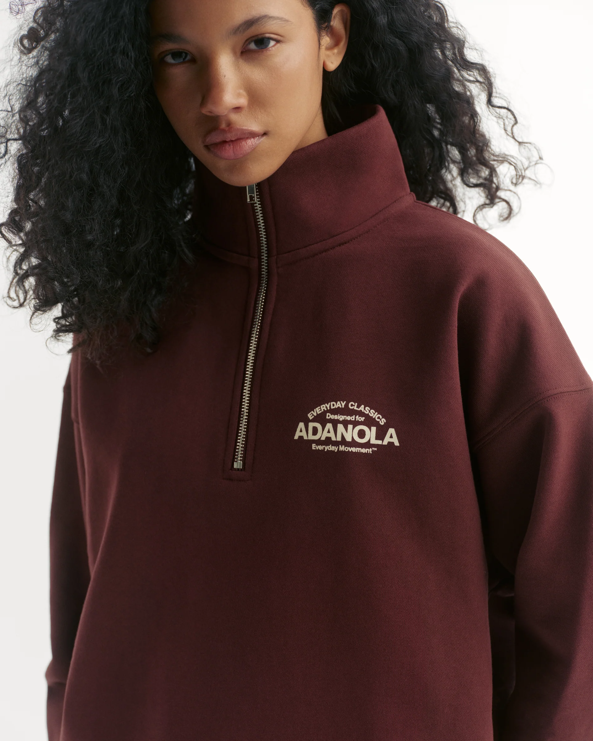 5807-classics-relaxed-funnel-neck-zip-sweatshirt-mulberry-red-marshmallow-white-3.webp Classics Relaxed Funnel Neck Zip Sweatshirt - Mulberry Red/Marshmallow White