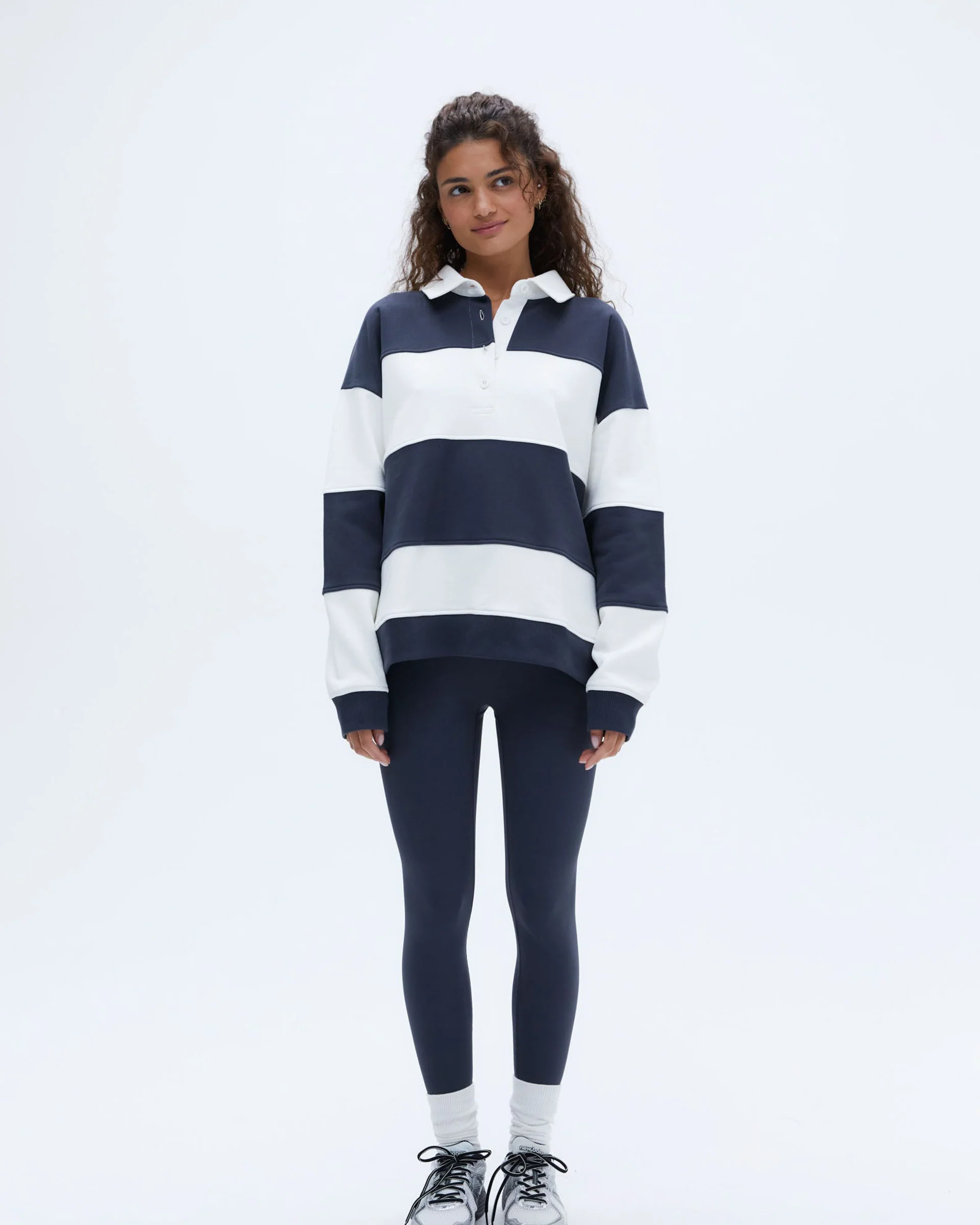 6154-stripe-oversized-henley-sweatshirt-midnight-blue-marshmallow-white-5.webp Stripe Oversized Henley Sweatshirt - Midnight Blue/Marshmallow White