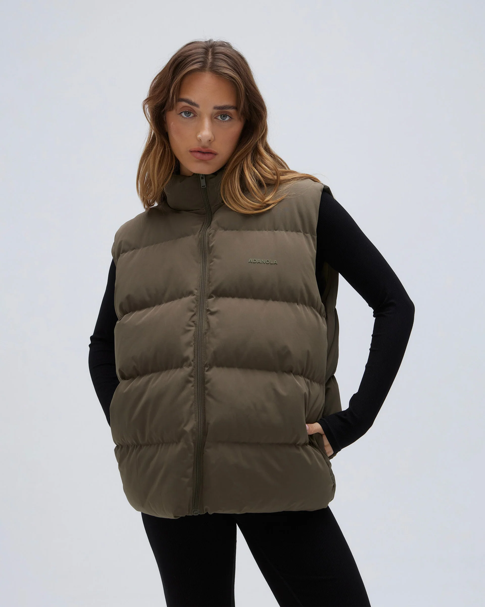 6171-boxy-gilet-khaki-green-2.webp Boxy Gilet - Khaki Green