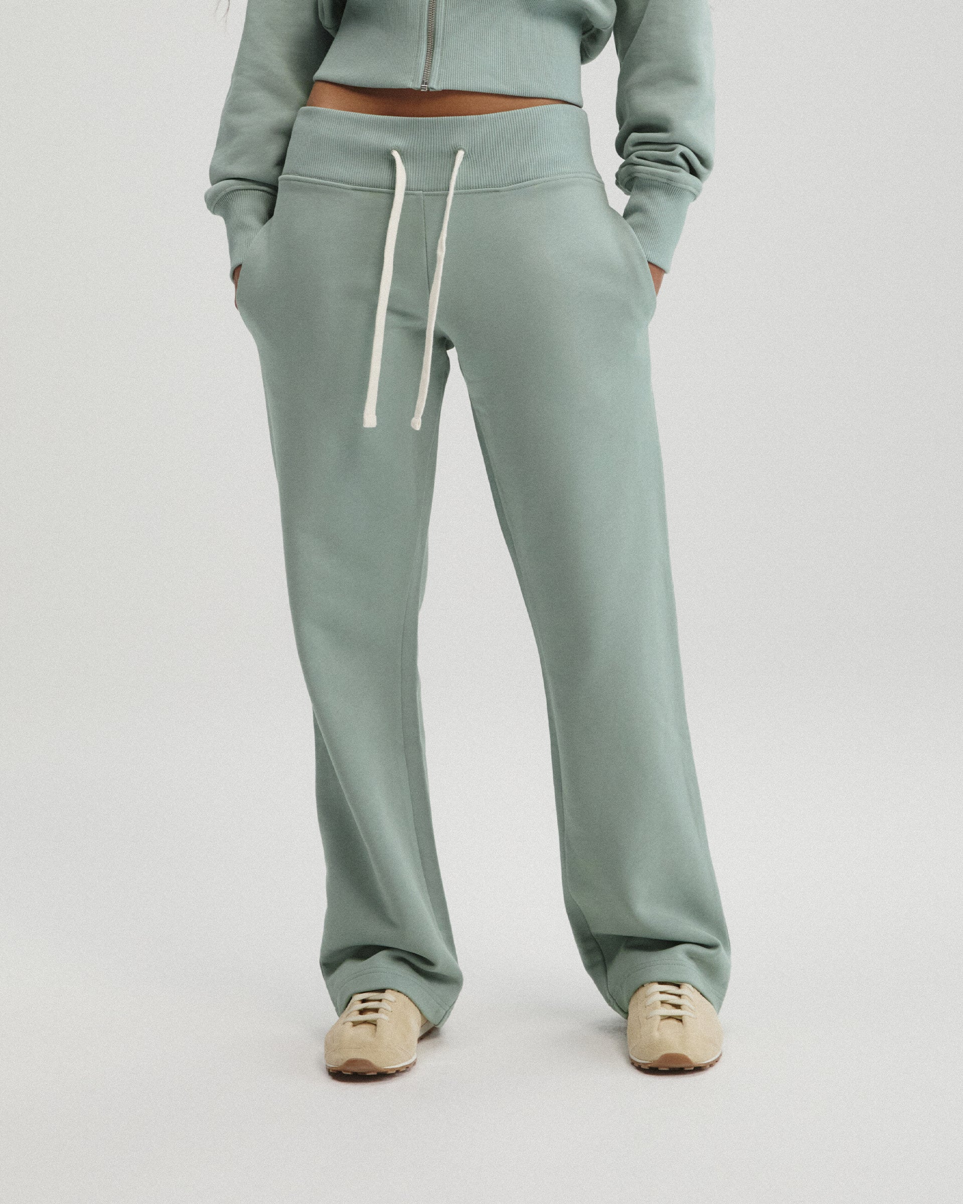 6614-rib-waist-straight-leg-sweatpants-cloud-blue-3.jpg Rib Waist Straight Leg Sweatpants - Cloud Blue