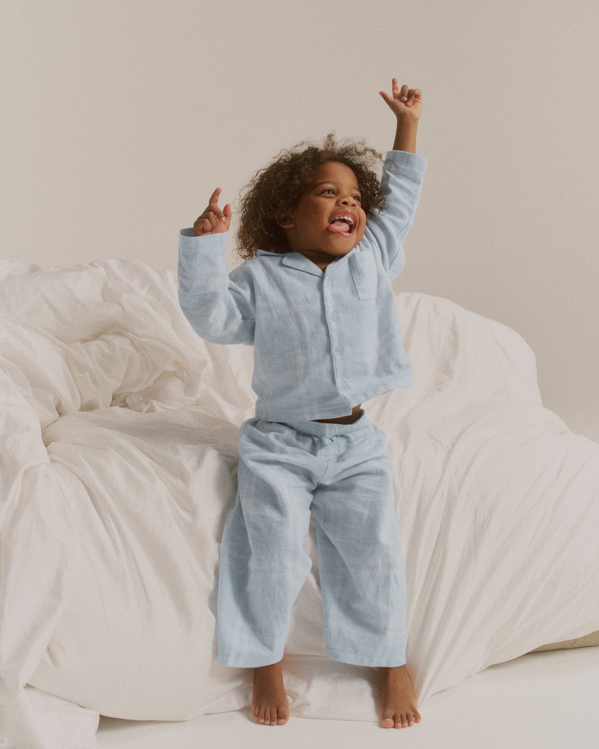 7247-mini-brushed-checked-pyjamas-light-blue-1.jpg Mini Brushed Checked Pyjamas - Light Blue