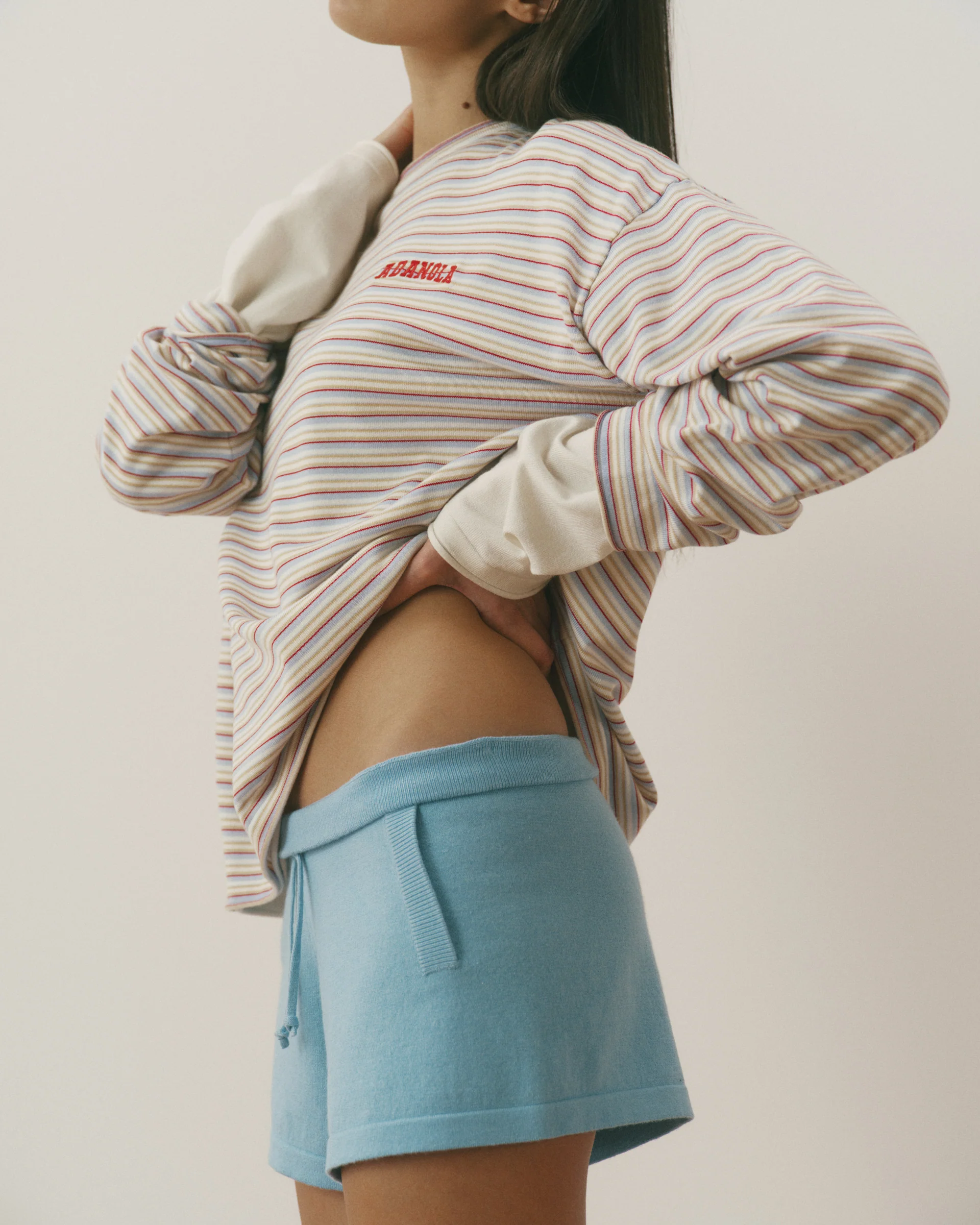 Knit Shorts - Breeze Blue
