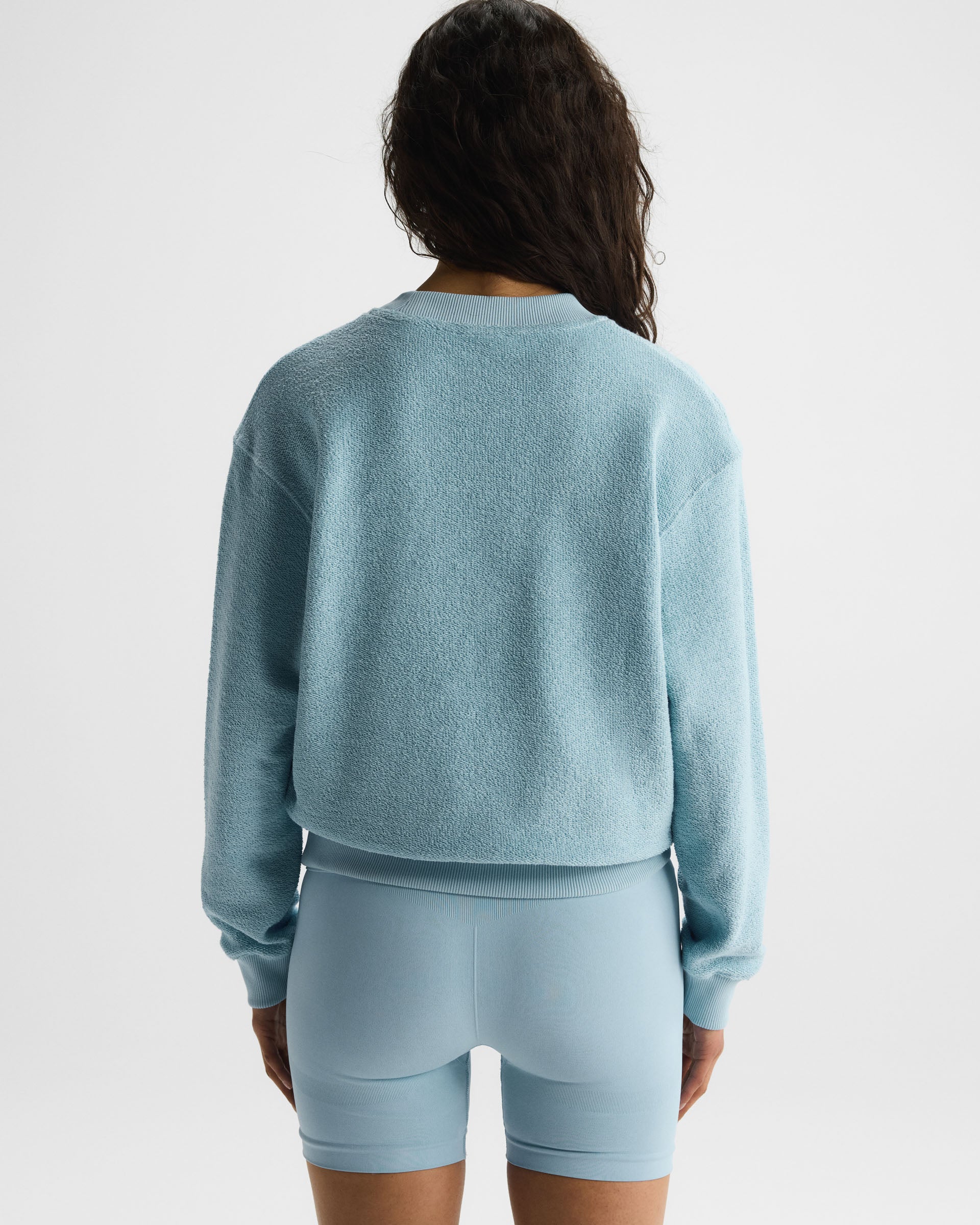 AS Reverse Loopback Loose Fit Sweatshirt - Breeze Blue